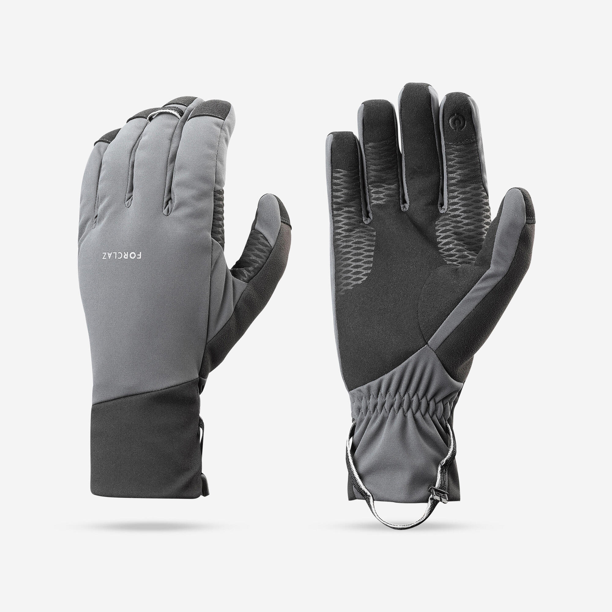 forclaz-mt900-trekking-handschuhe-carbon-gray-winddicht image 1