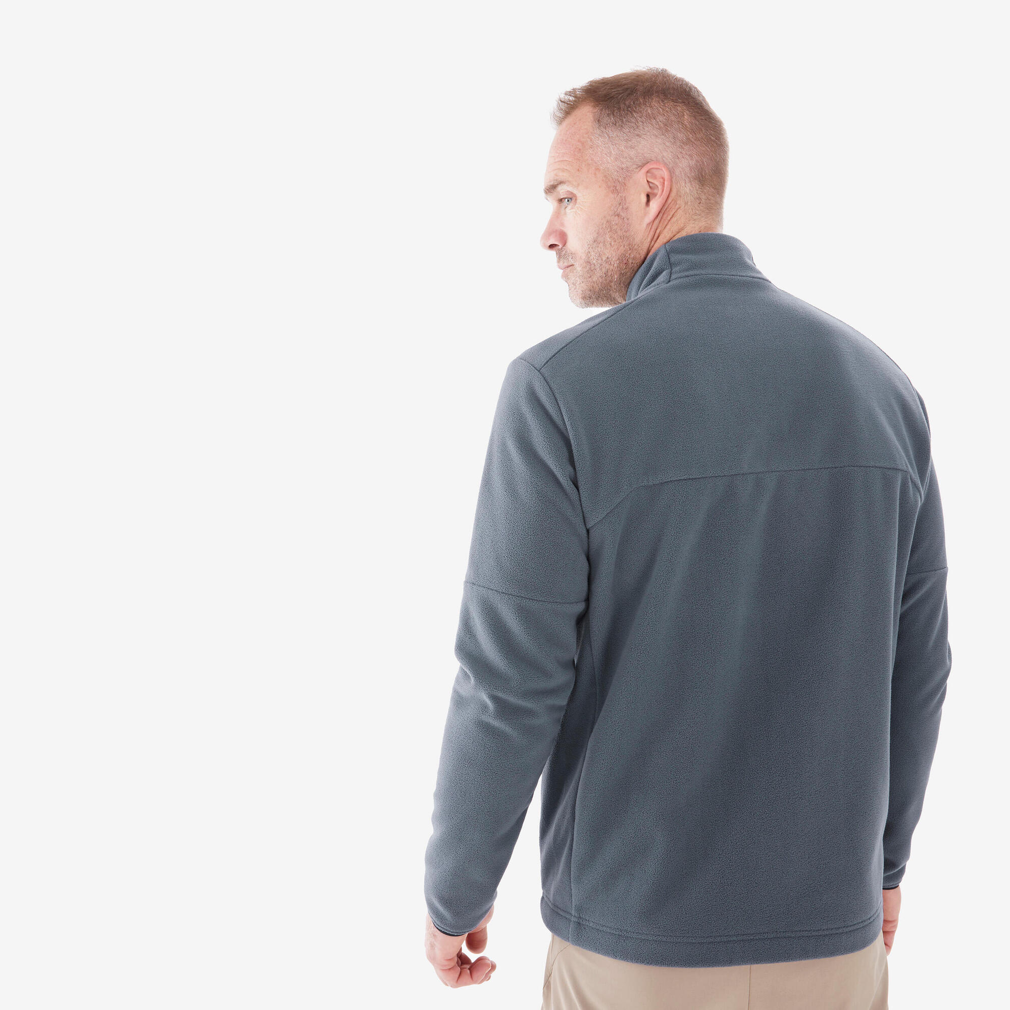 quechua-mh500-full-zip-fleecejacke-herren-abyss-gray image 2