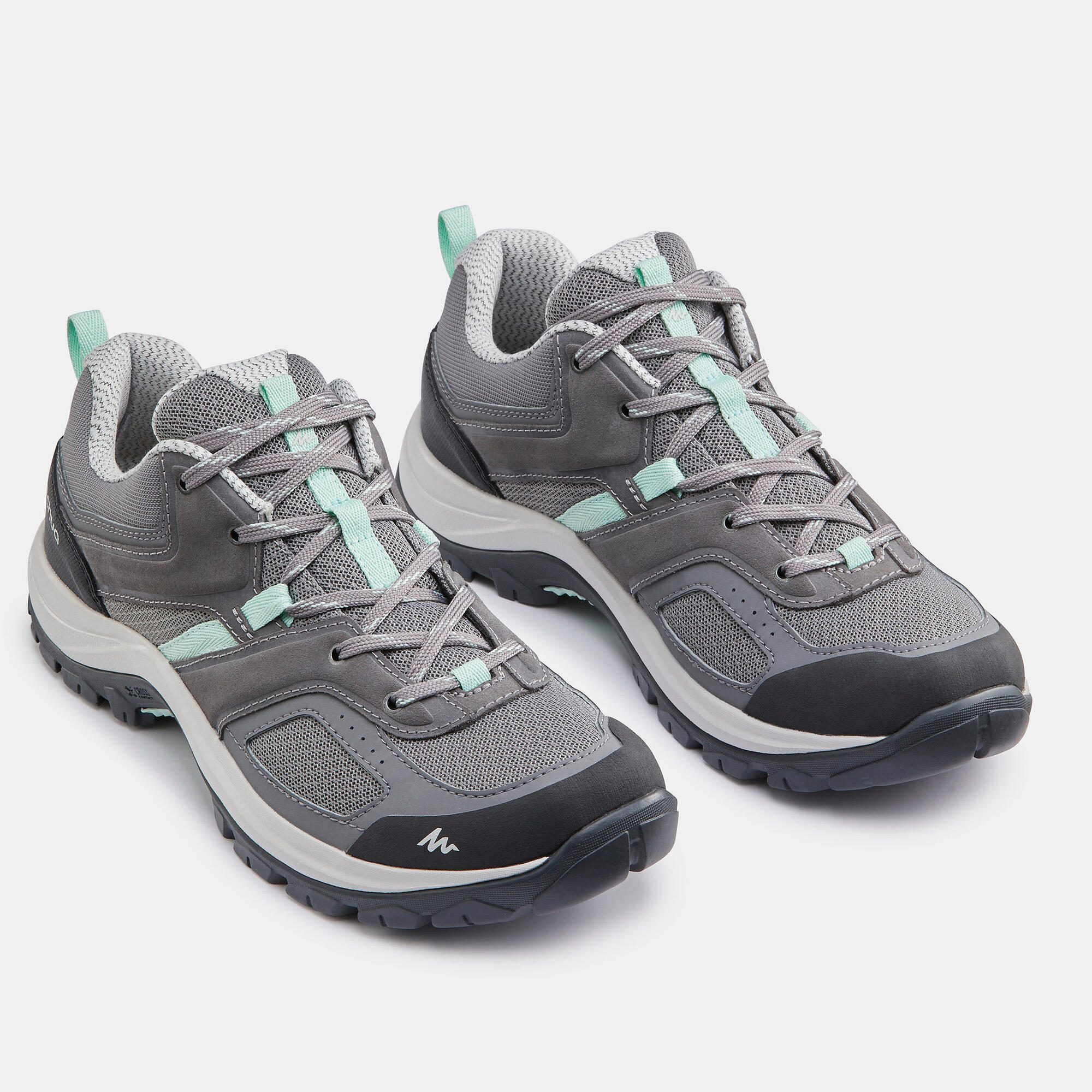quechua-mh100-damen-wanderschuhe-grau-leicht image 4