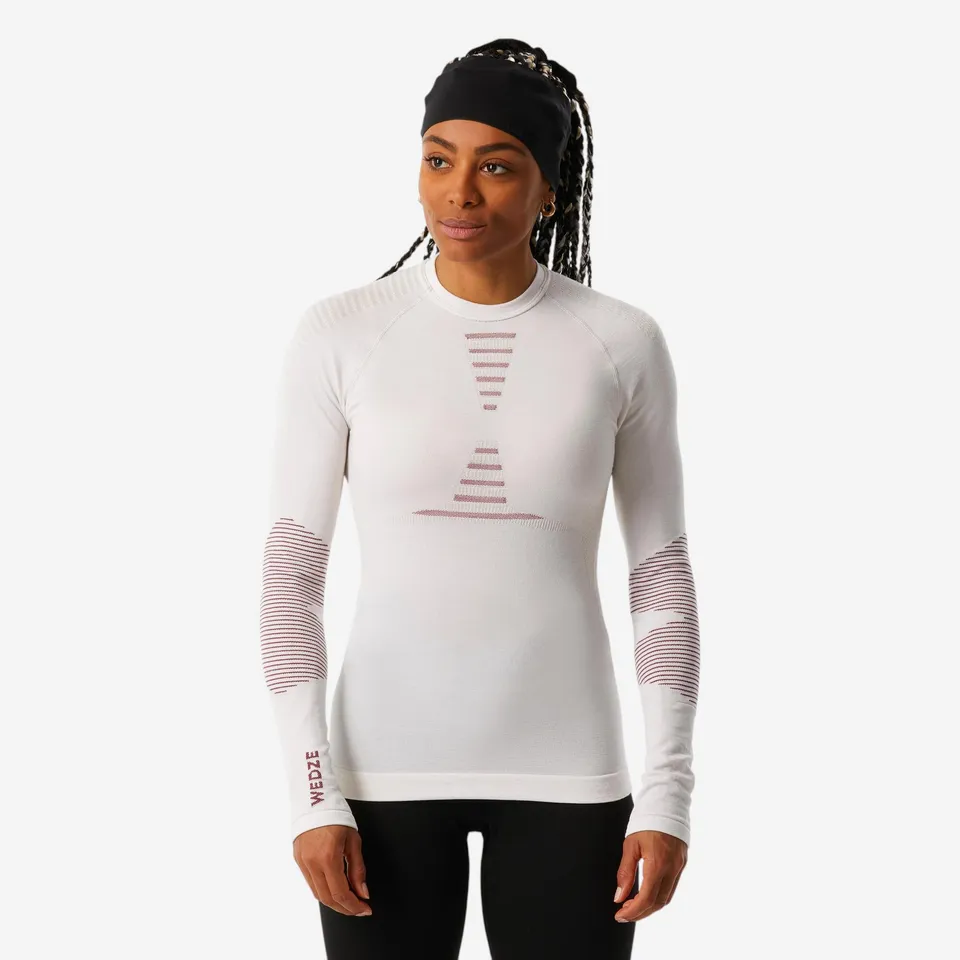 wedze-bl900-ski-unterhemd-damen-merino-natur-atmungsaktiv image 1