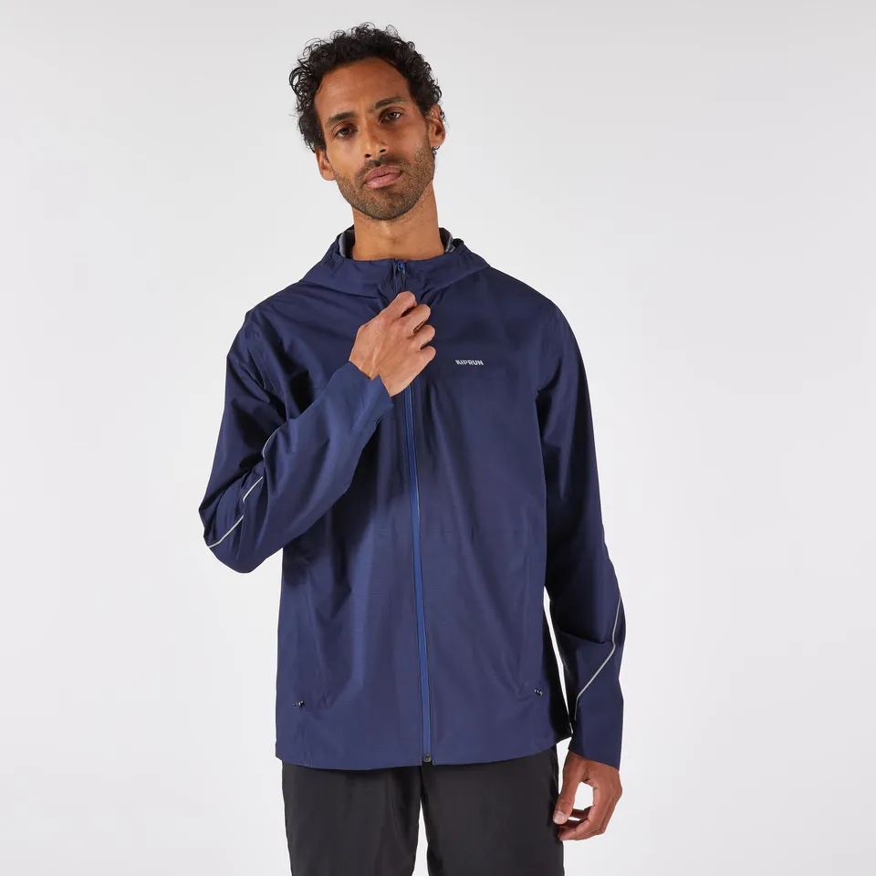 kiprun-500-laufjacke-herren-wasserdicht-stahlblau image 1