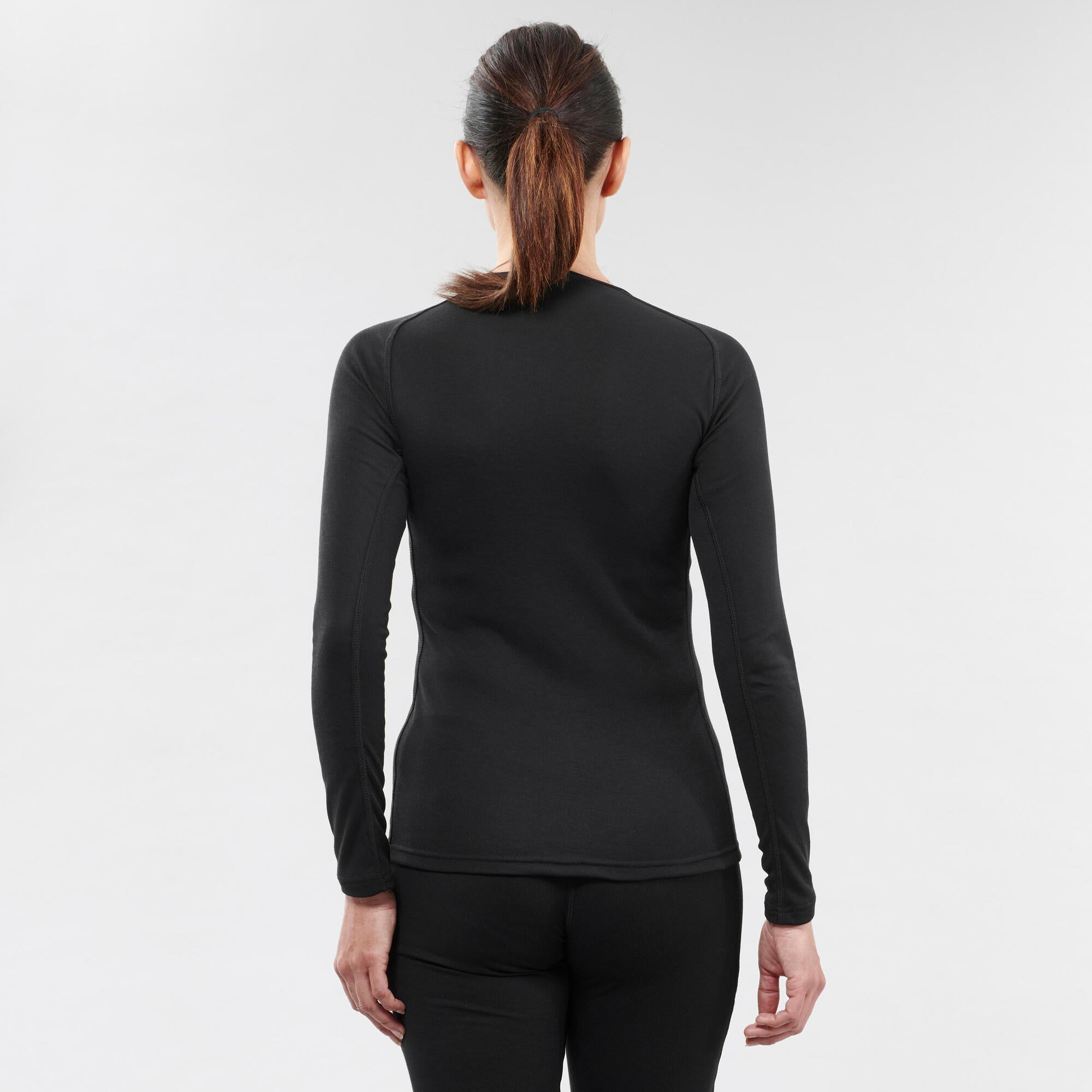 wedze-bl100-thermoshirt-skiunterw-sche-damen-schwarz image 5