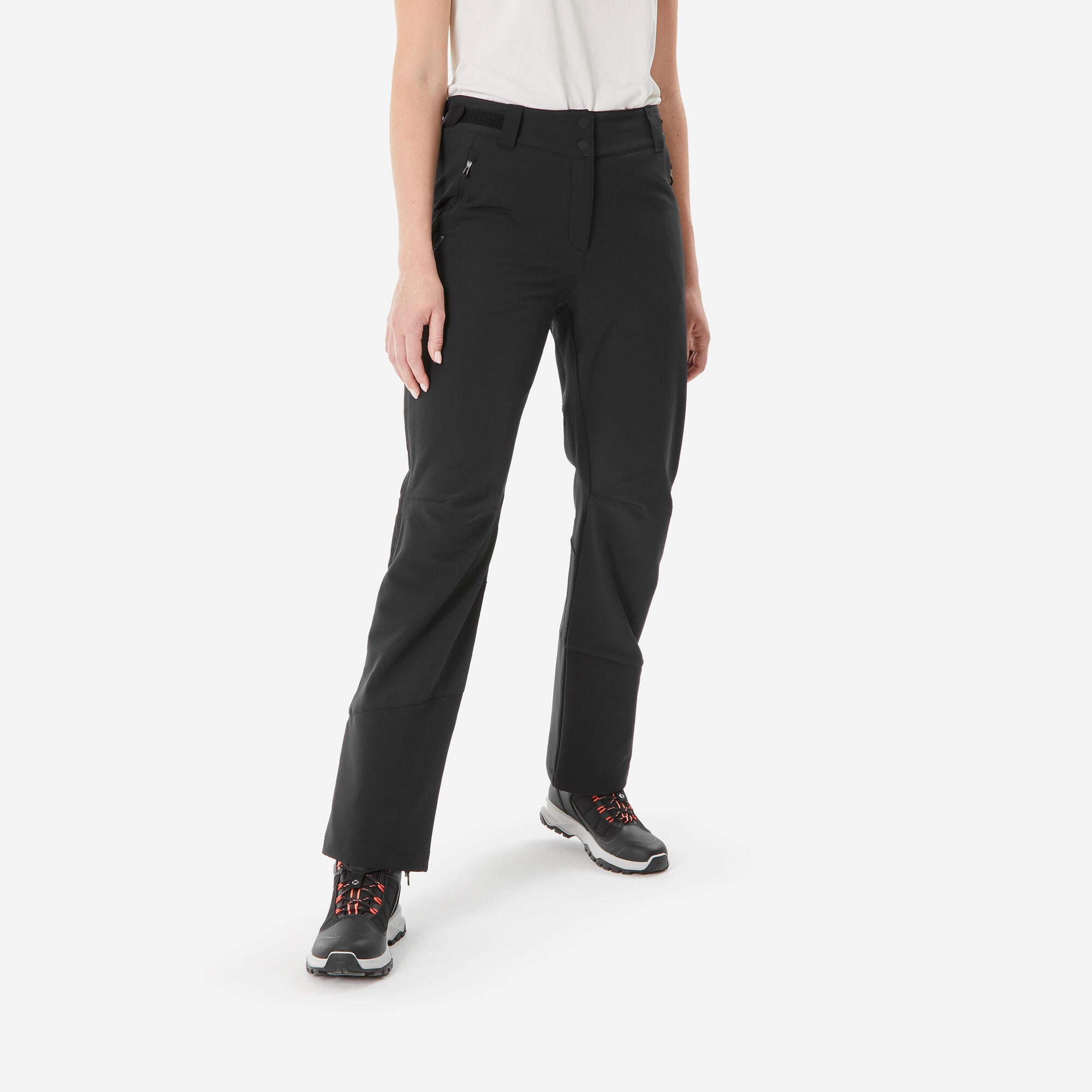 quechua-nh500-damen-wanderhose-warm-schwarz-gr-w29 image 1