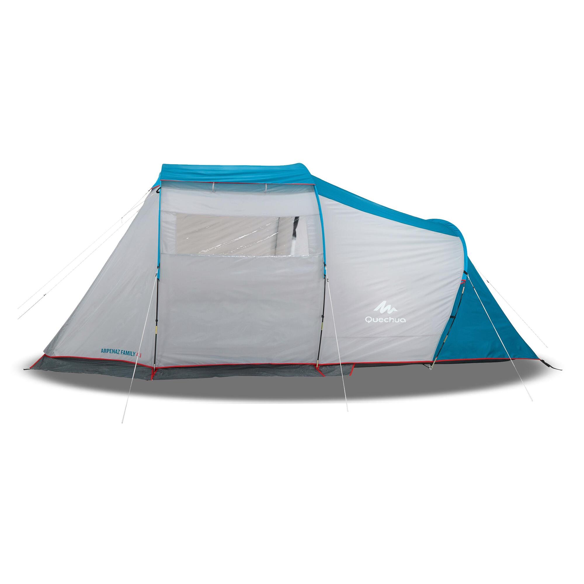 quechua-arpenaz-family-campingzelt-4-personen-light-gray image 2