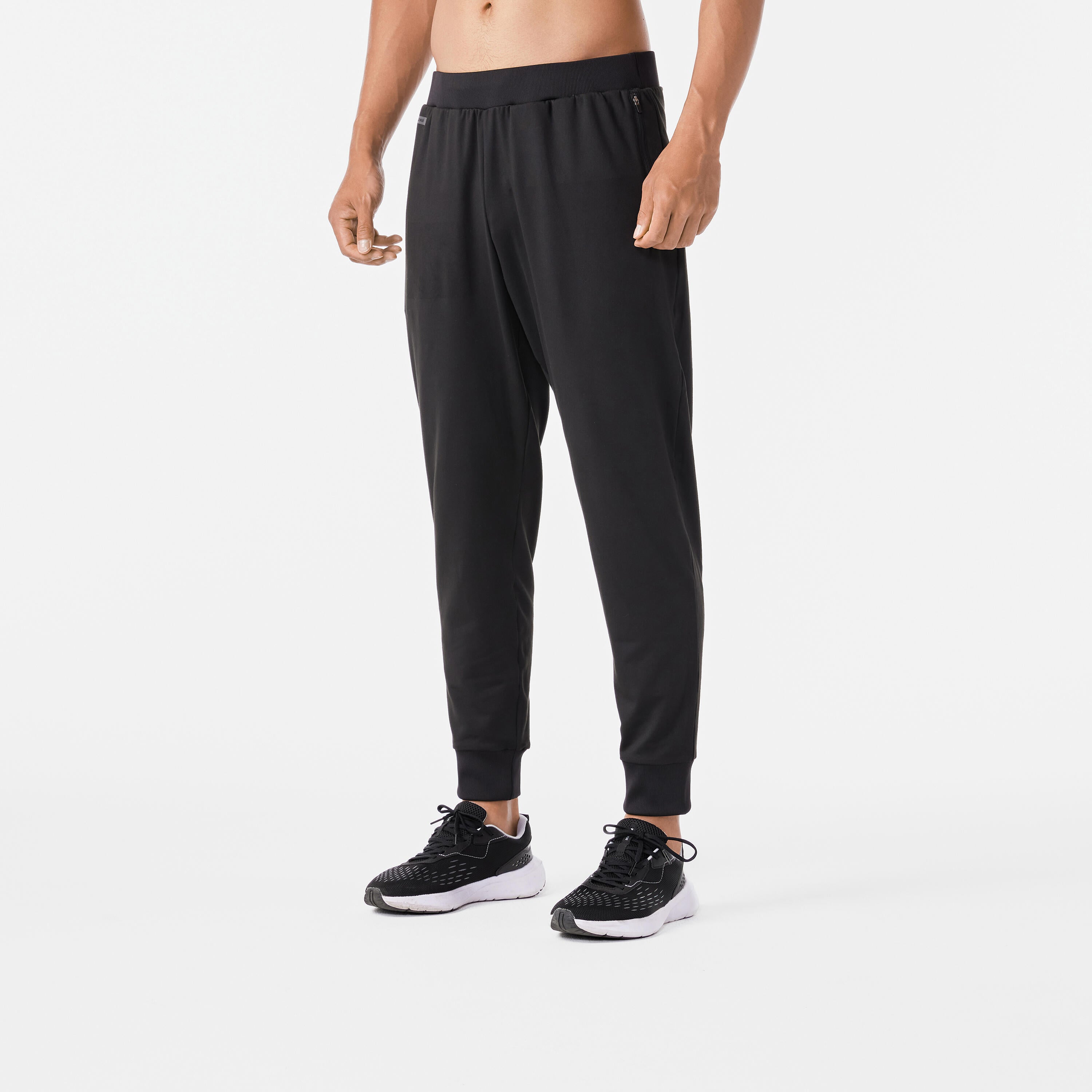 kiprun-100-herren-laufhose-warm-schwarz-w32-l31 image 1