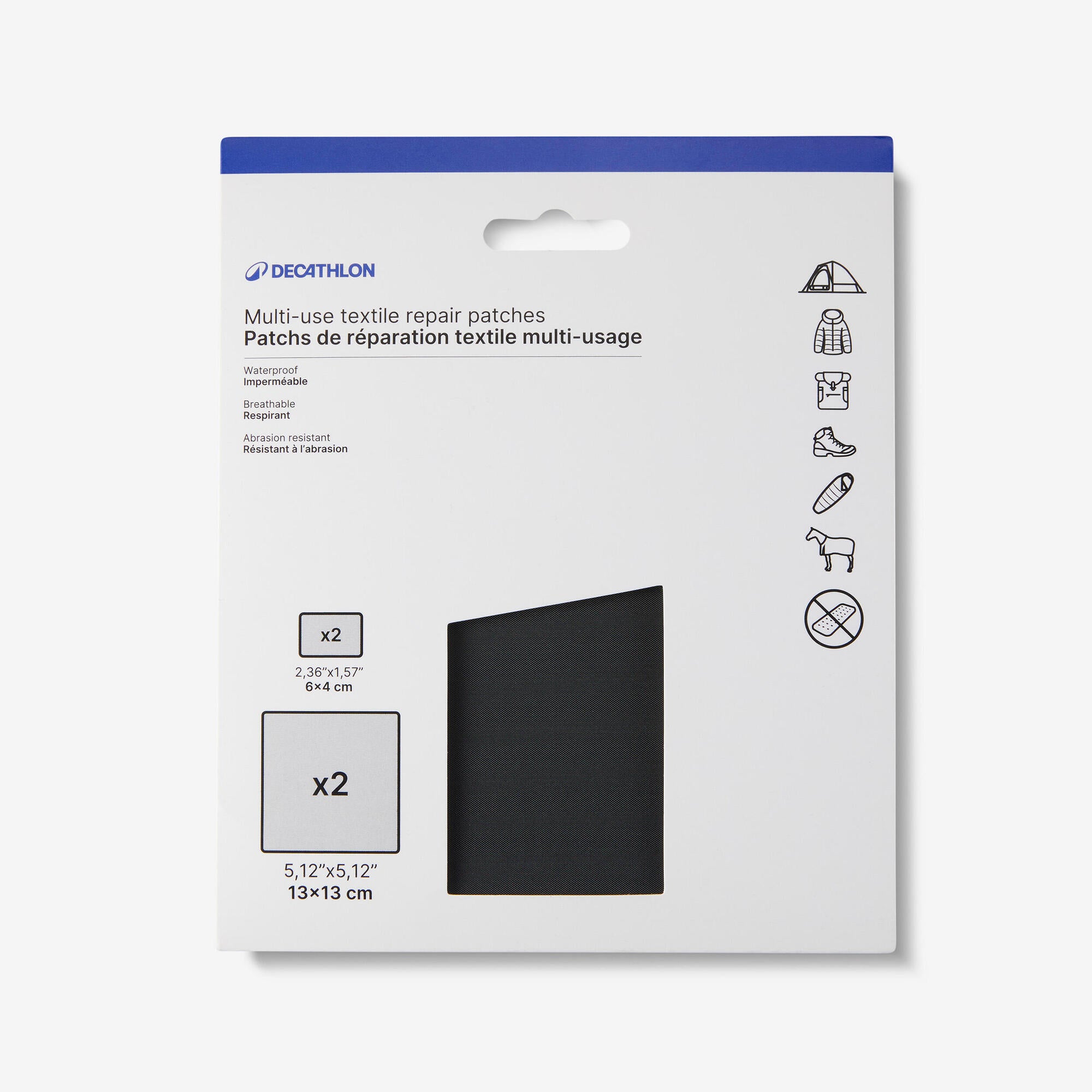 decathlon-reparatur-patches-schwarz-one-size image 1