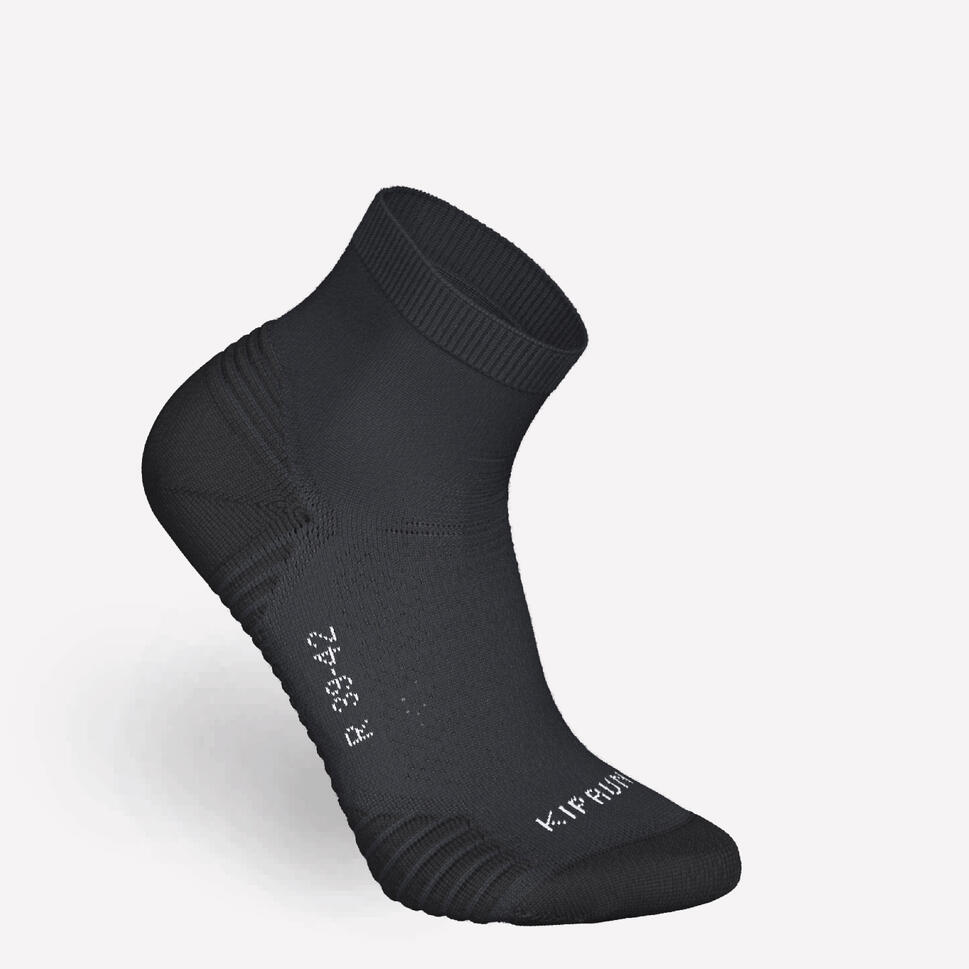 kiprun-500-laufsocken-dick-schwarz-2-paar image 5