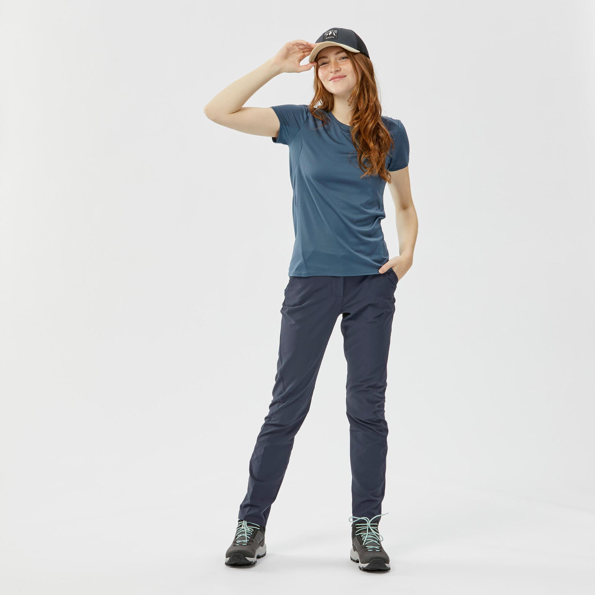 quechua-mh100-wanderhose-damen-dunkelblau image 6