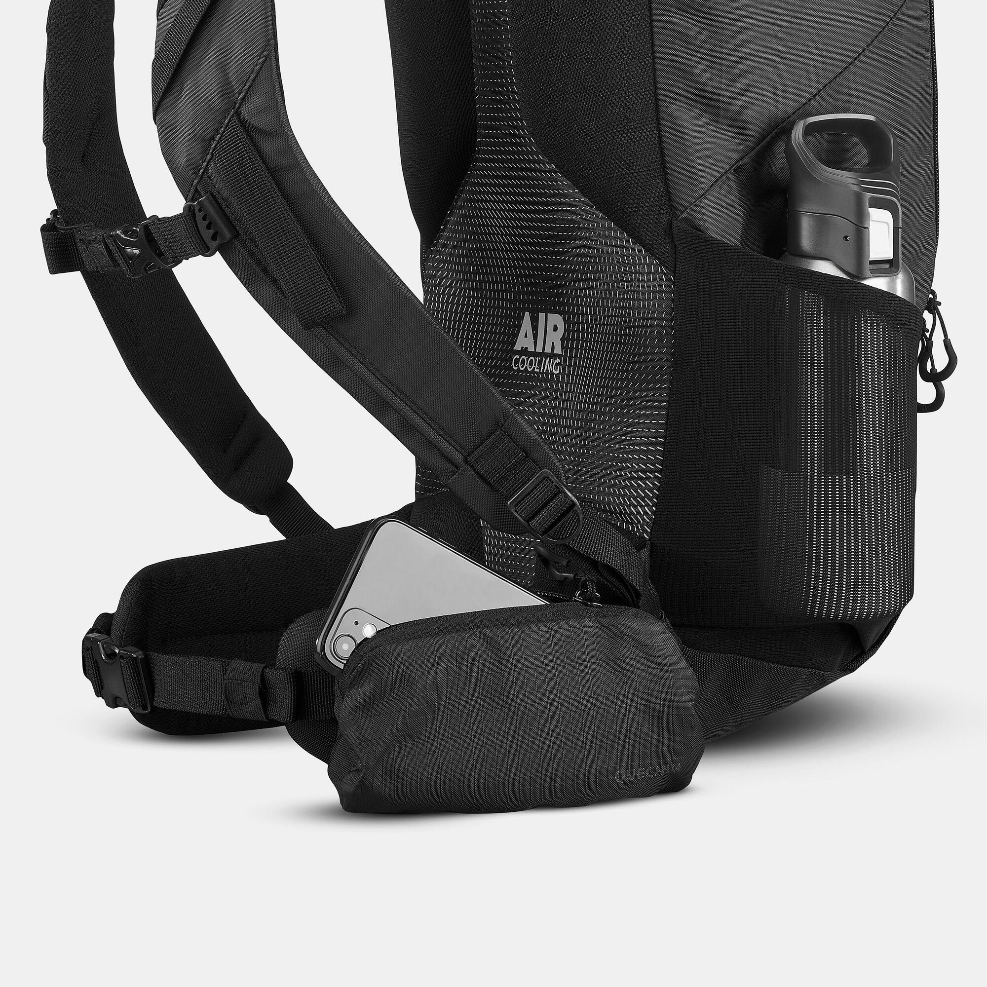 quechua-mh100-wanderrucksack-20-l-schwarz-bel-ftet image 7
