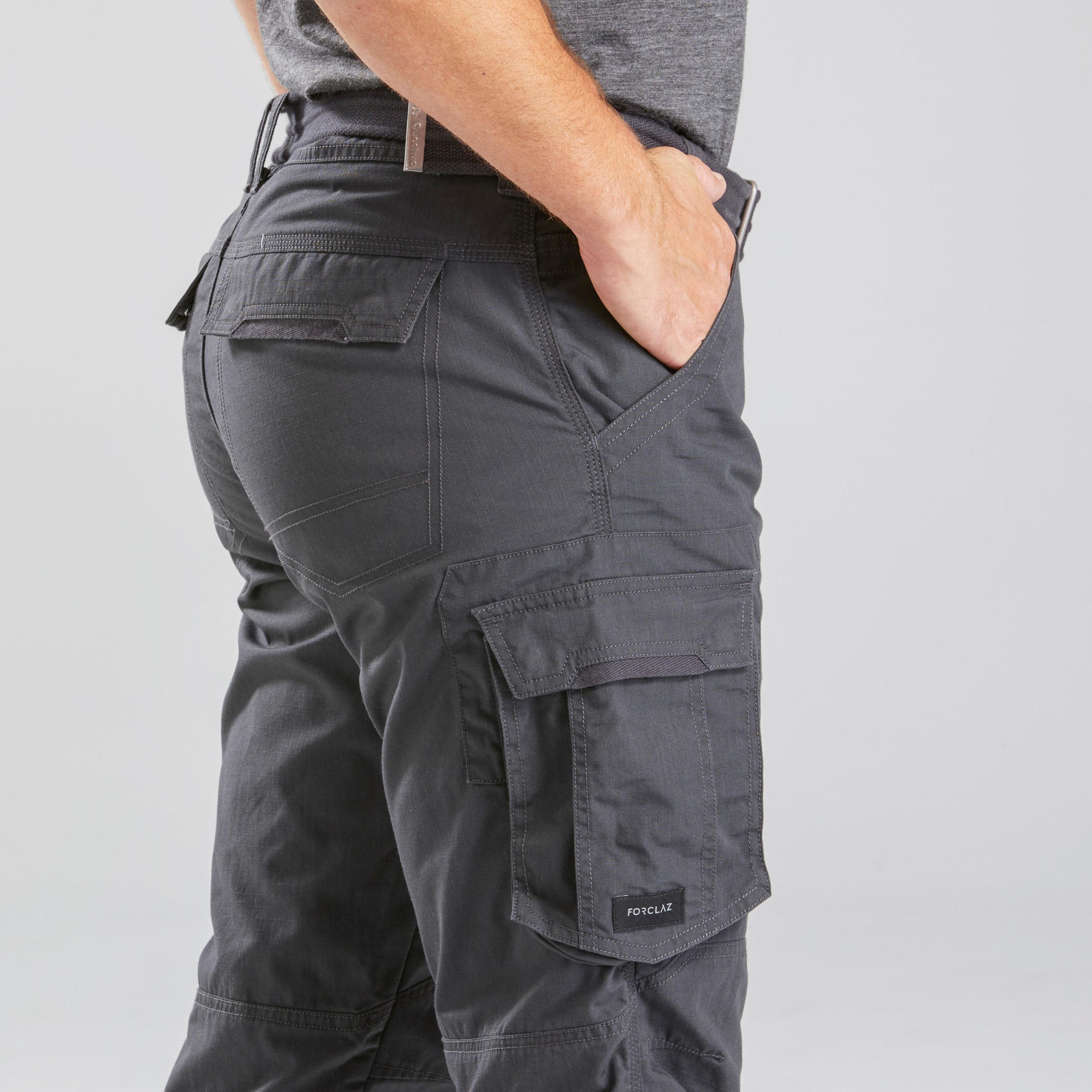 forclaz-travel-100-cargohose-herren-carbon-grau-schnelltrocknend image 6