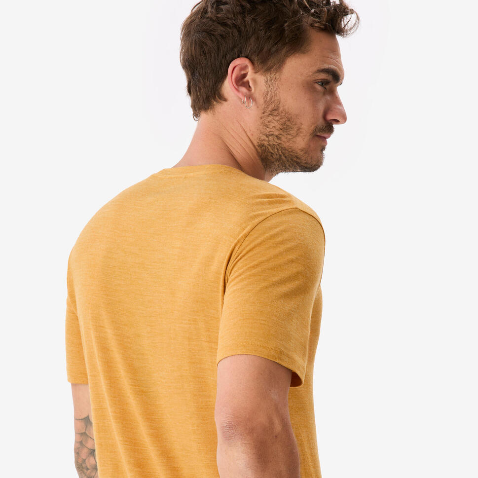 simond-travel-500-t-shirt-herren-merino-yellow-ochre image 5