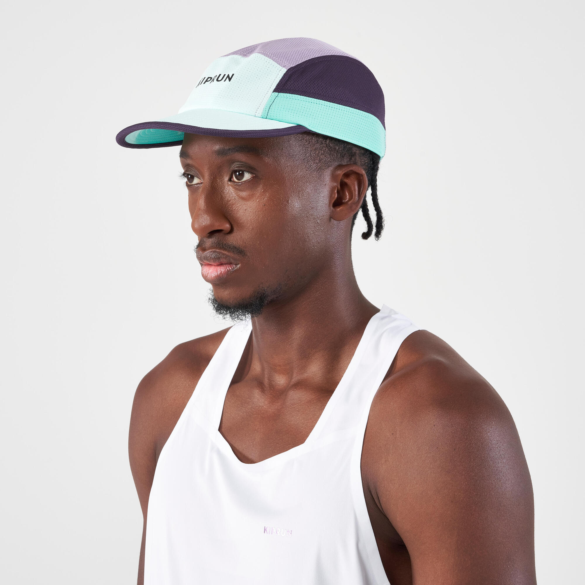 kiprun-5-panel-ultralight-laufkappe-mint-green-one-size image 2