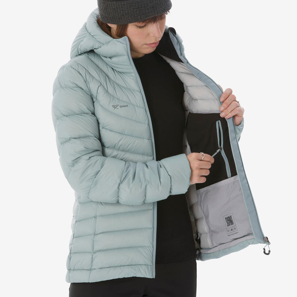 simond-mt500-daunenjacke-damen-mit-kapuze-warm image 6