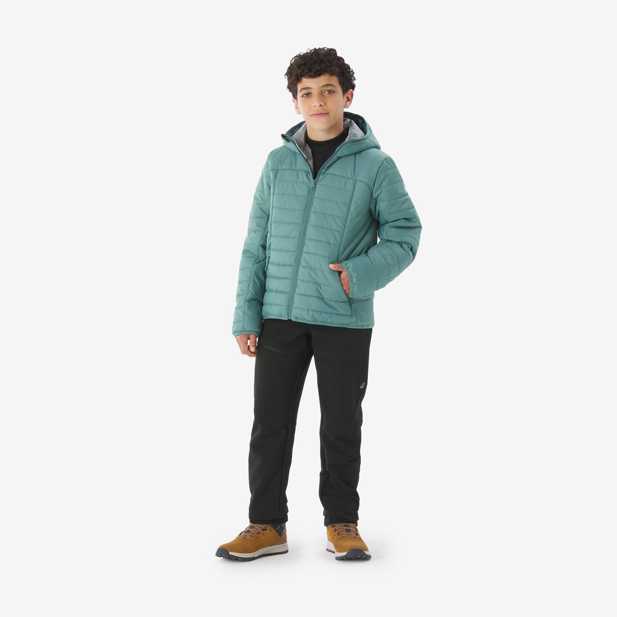 quechua-mh100-kinder-winterjacke-steppjacke-7-15-jahre image 2