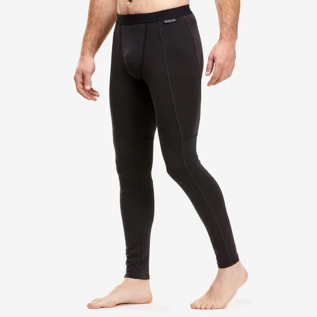 forclaz-mt500-merino-leggings-herren-schwarz-baselayer image 1
