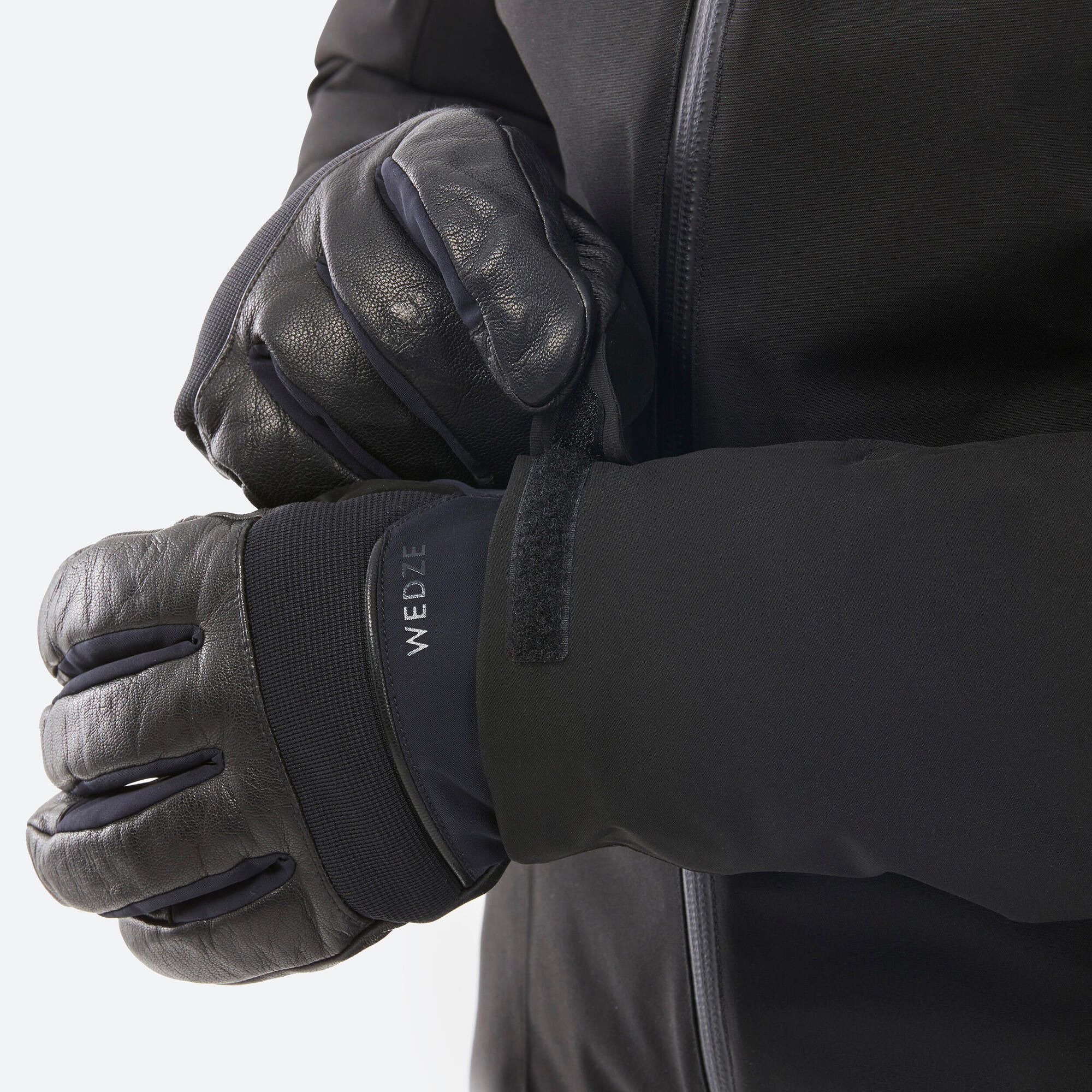 wedze-500-skijacke-damen-smoked-black-wasserdicht image 6