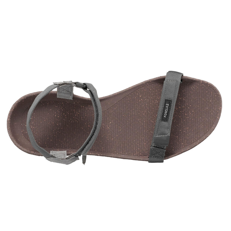 forclaz-mt500-trekkingsandalen-carbon-grau-leicht-packbar image 3