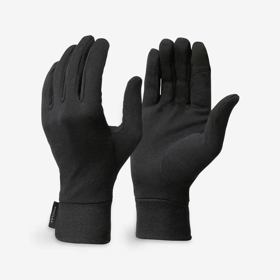 quechua-mt500-seidenhandschuhe-inliner-schwarz image 1