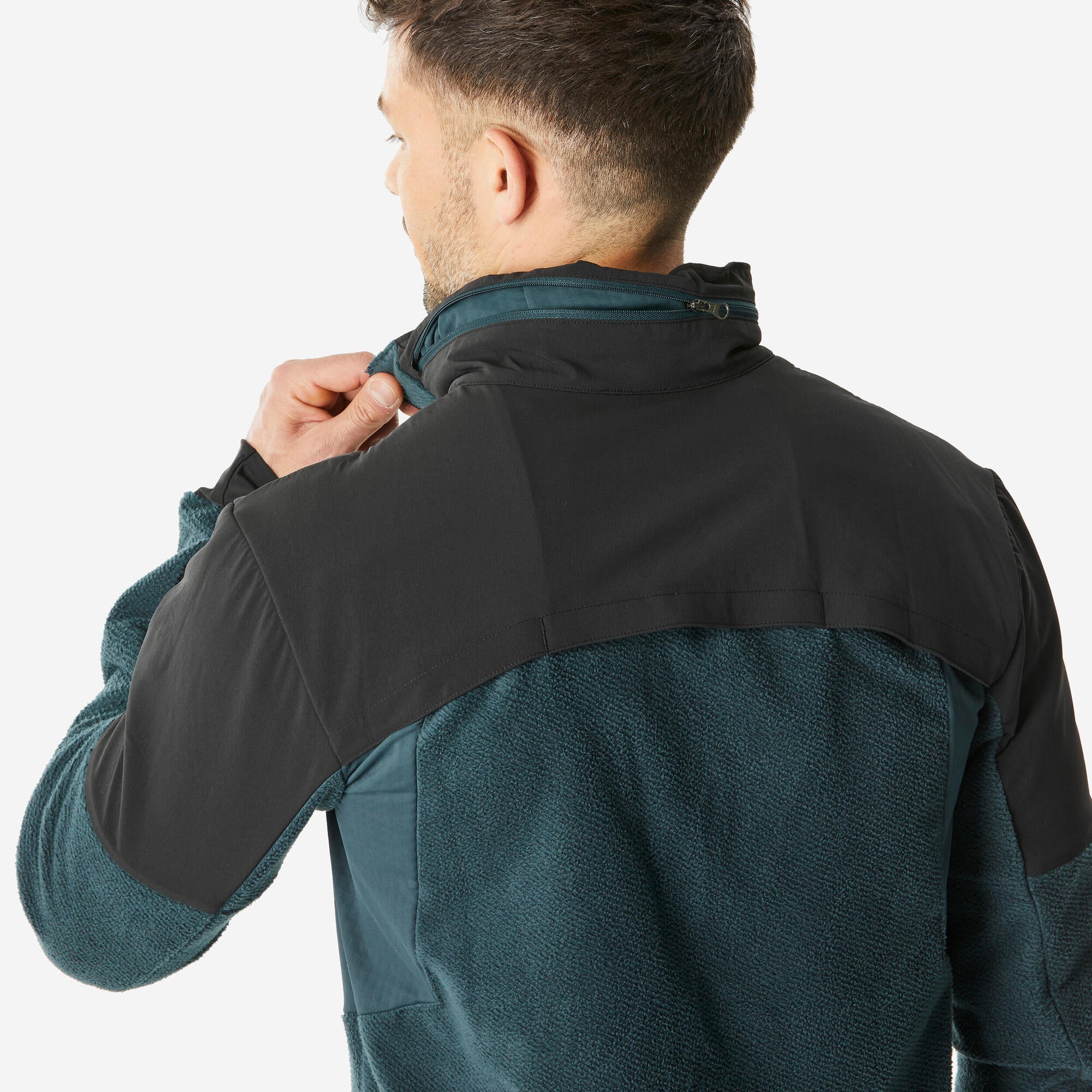 quechua-mh500-herren-fleecejacke-t-rkis-warm image 5