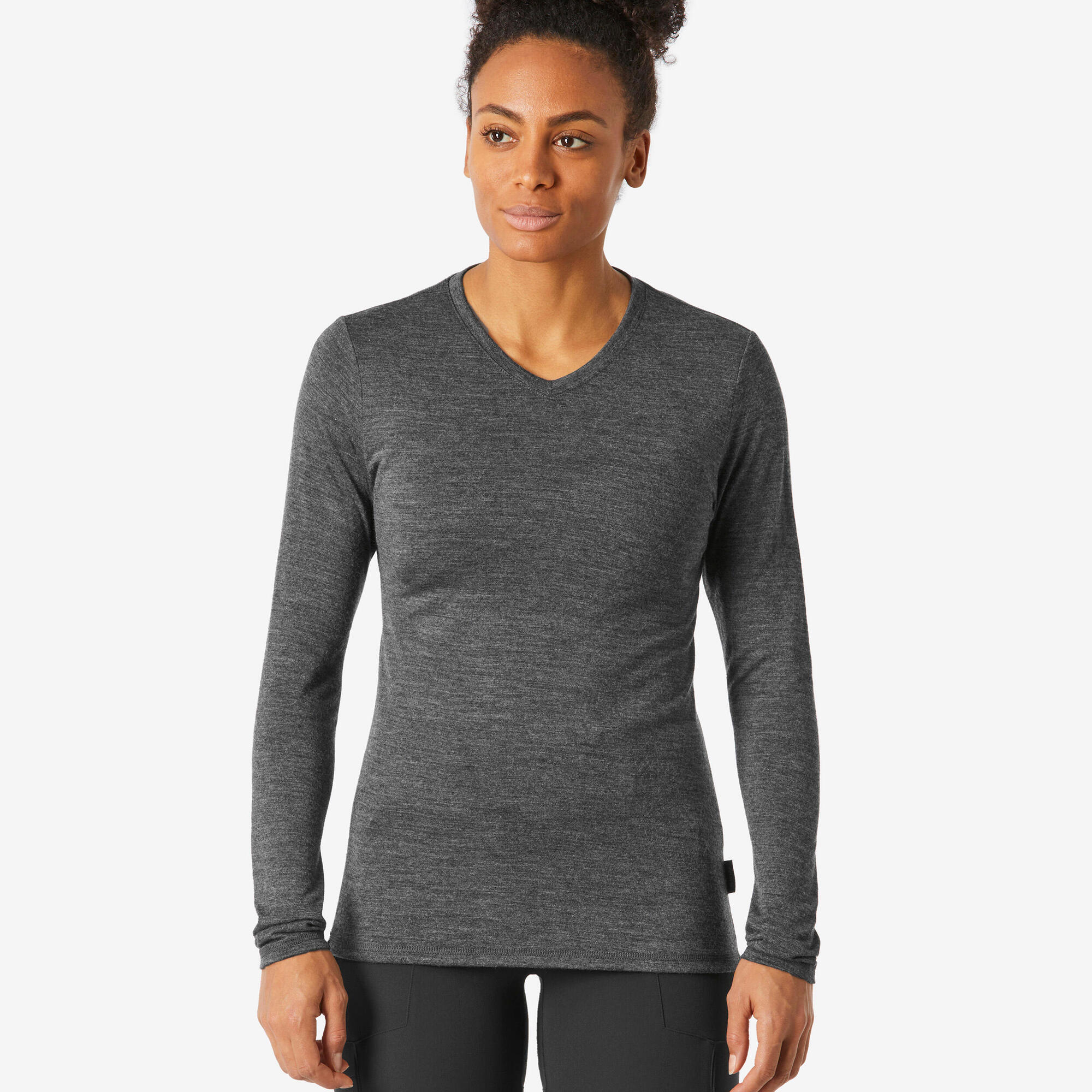 simond-travel-100-langarmshirt-damen-merinowolle-schwarz image 1
