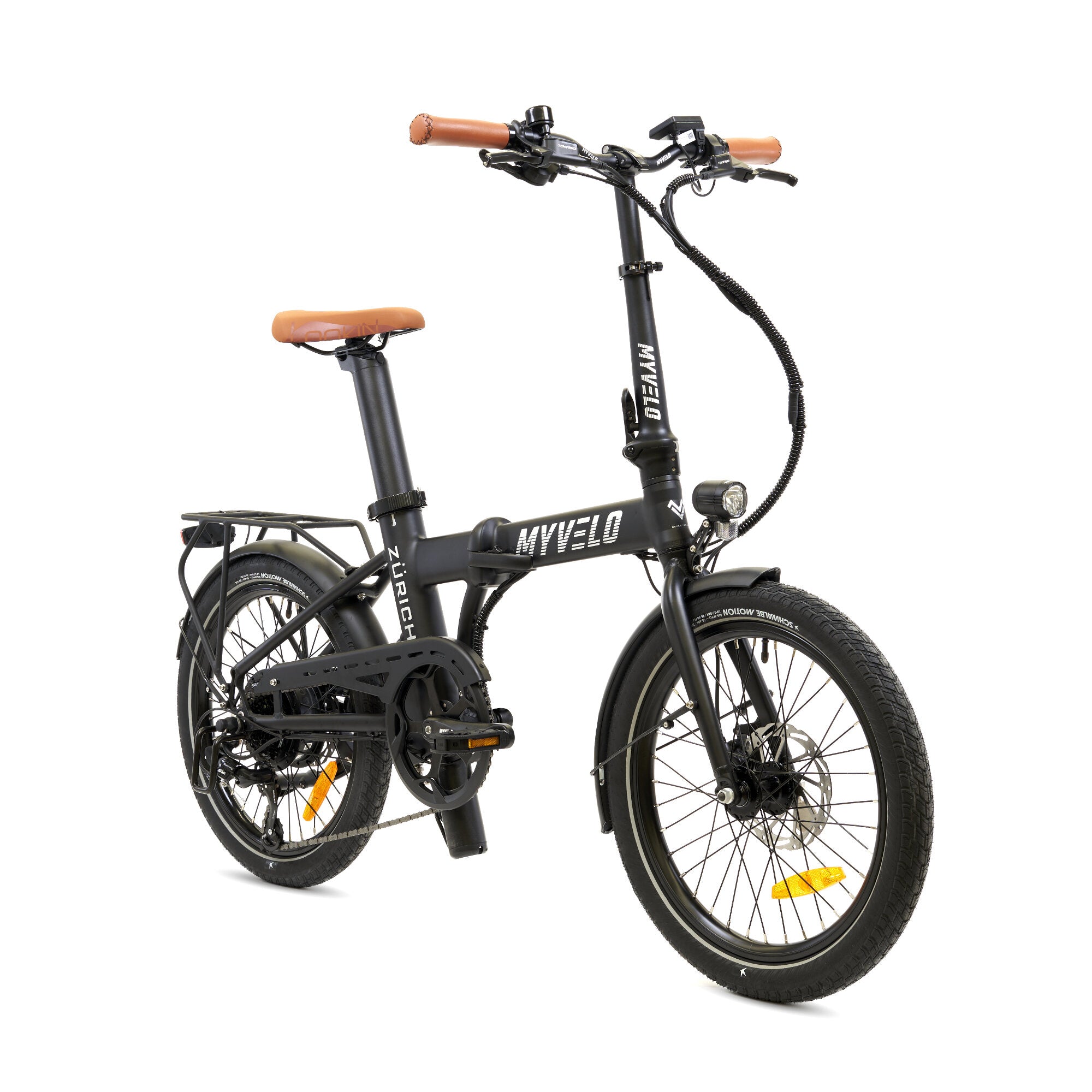 myv-lo-z-rich-elektro-klapprad-schwarz-matt-250w-city-e-bike-mit-tasche image 2