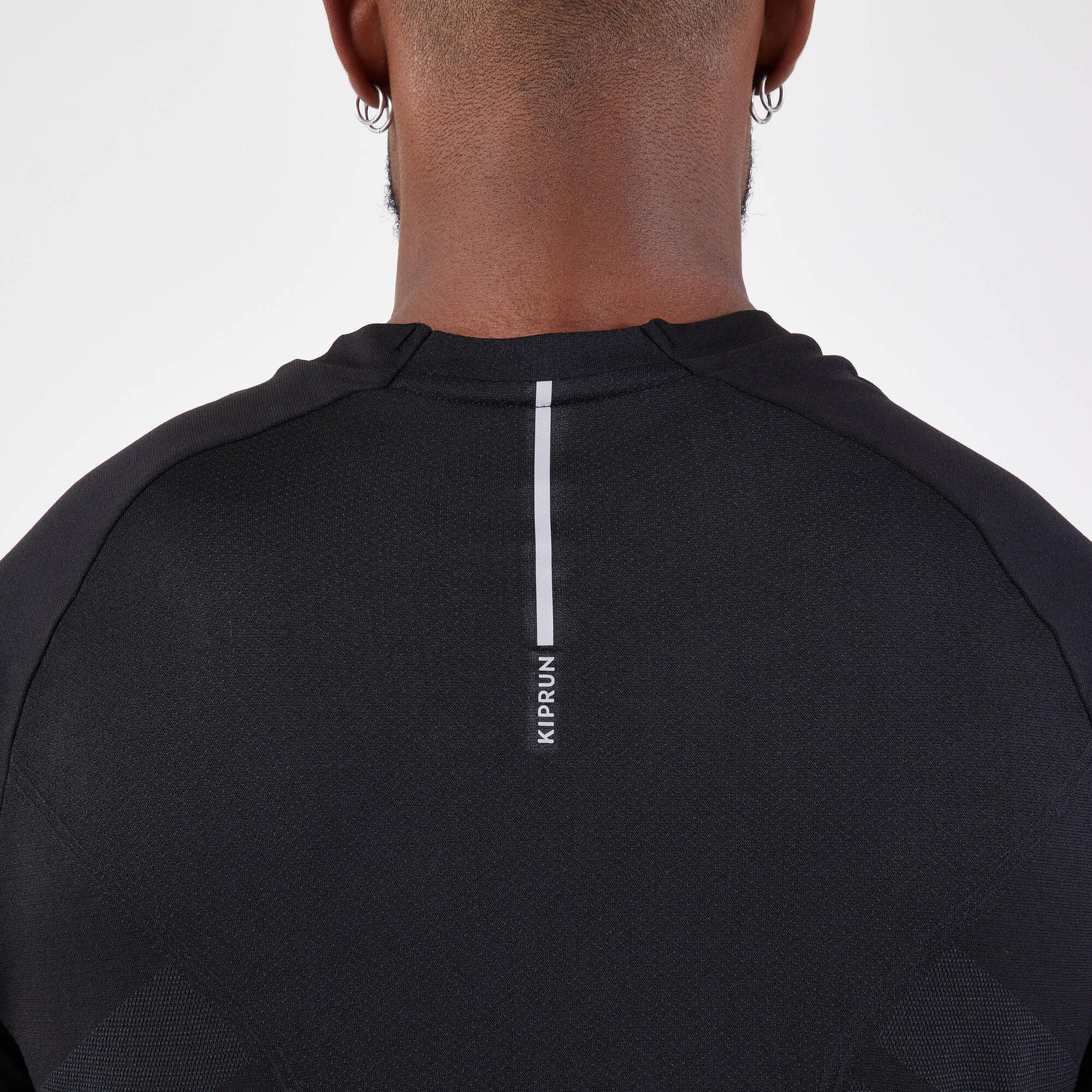 kiprun-run-500-laufshirt-herren-schwarz-nahtlos image 5