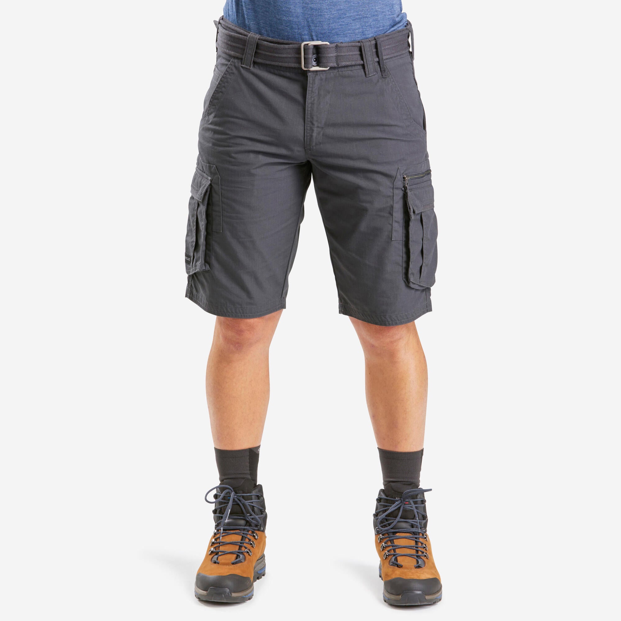 forclaz-travel-100-cargoshorts-herren-grau-schnelltrocknend image 2