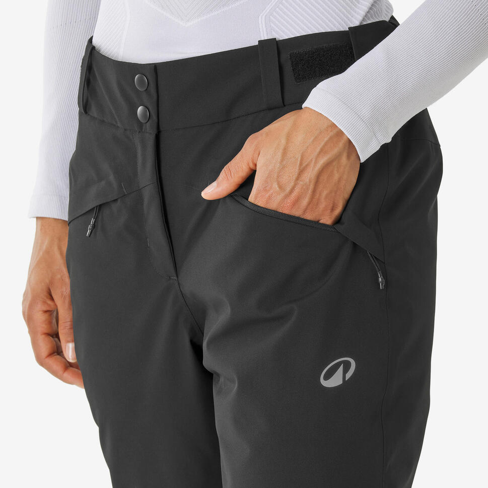 wedze-500-skihose-damen-isoliert-abfahrtsski-regular-schwarz image 4