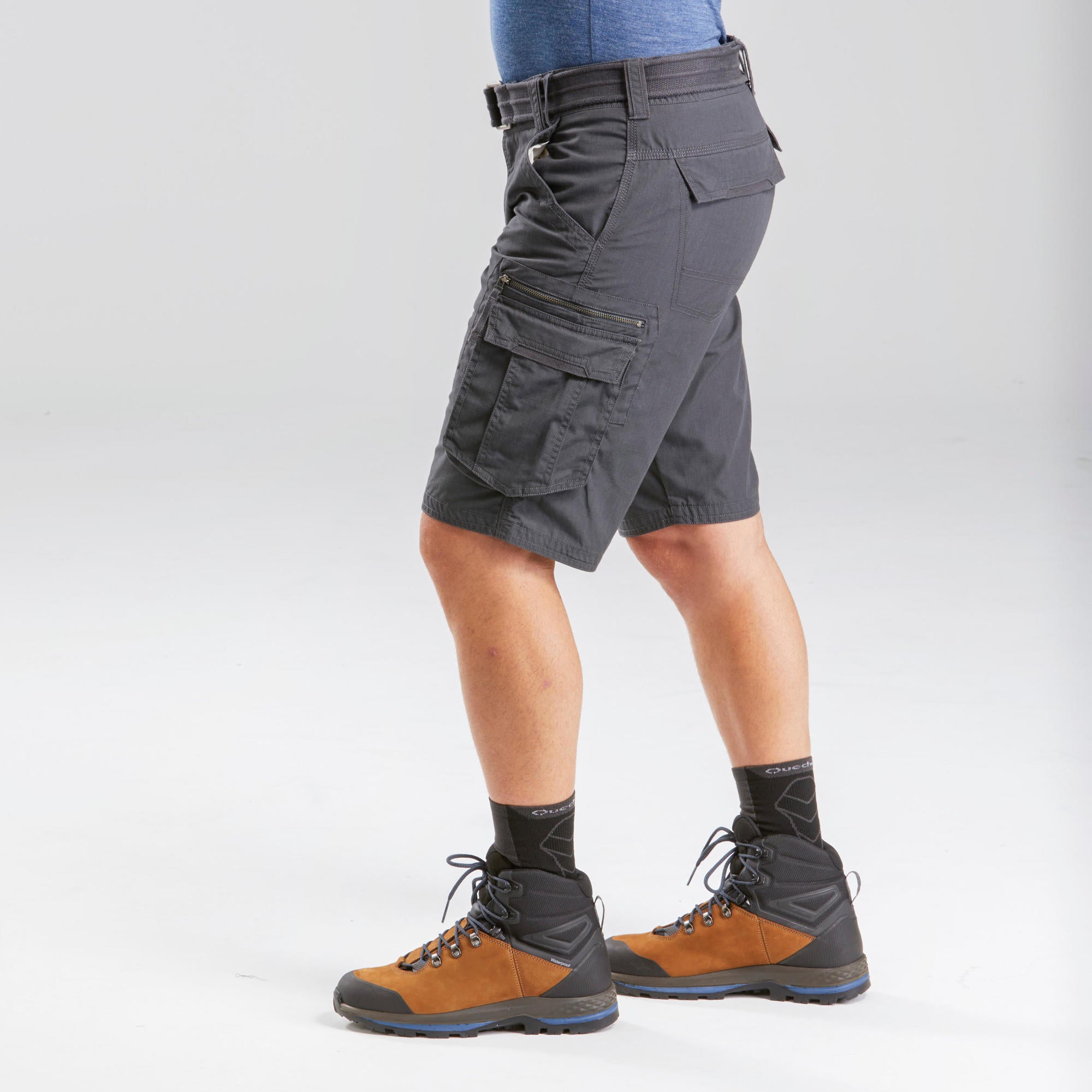 forclaz-travel-100-cargoshorts-herren-grau-schnelltrocknend image 7