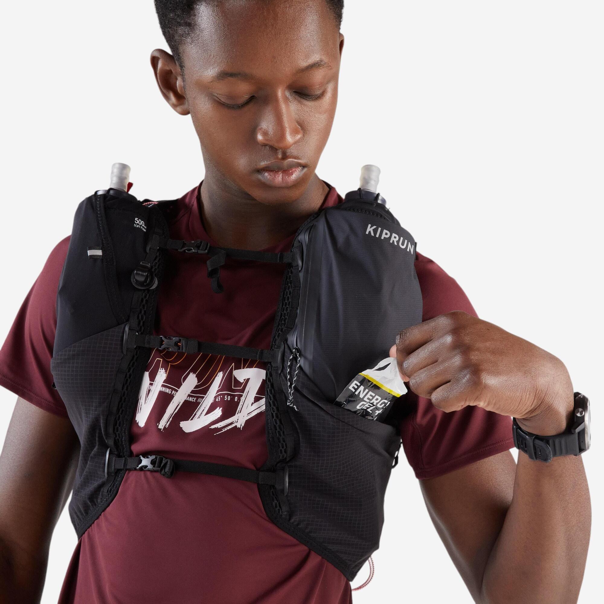 kiprun-15l-ultra-trail-hydrationweste-2l-blase-schwarz image 5