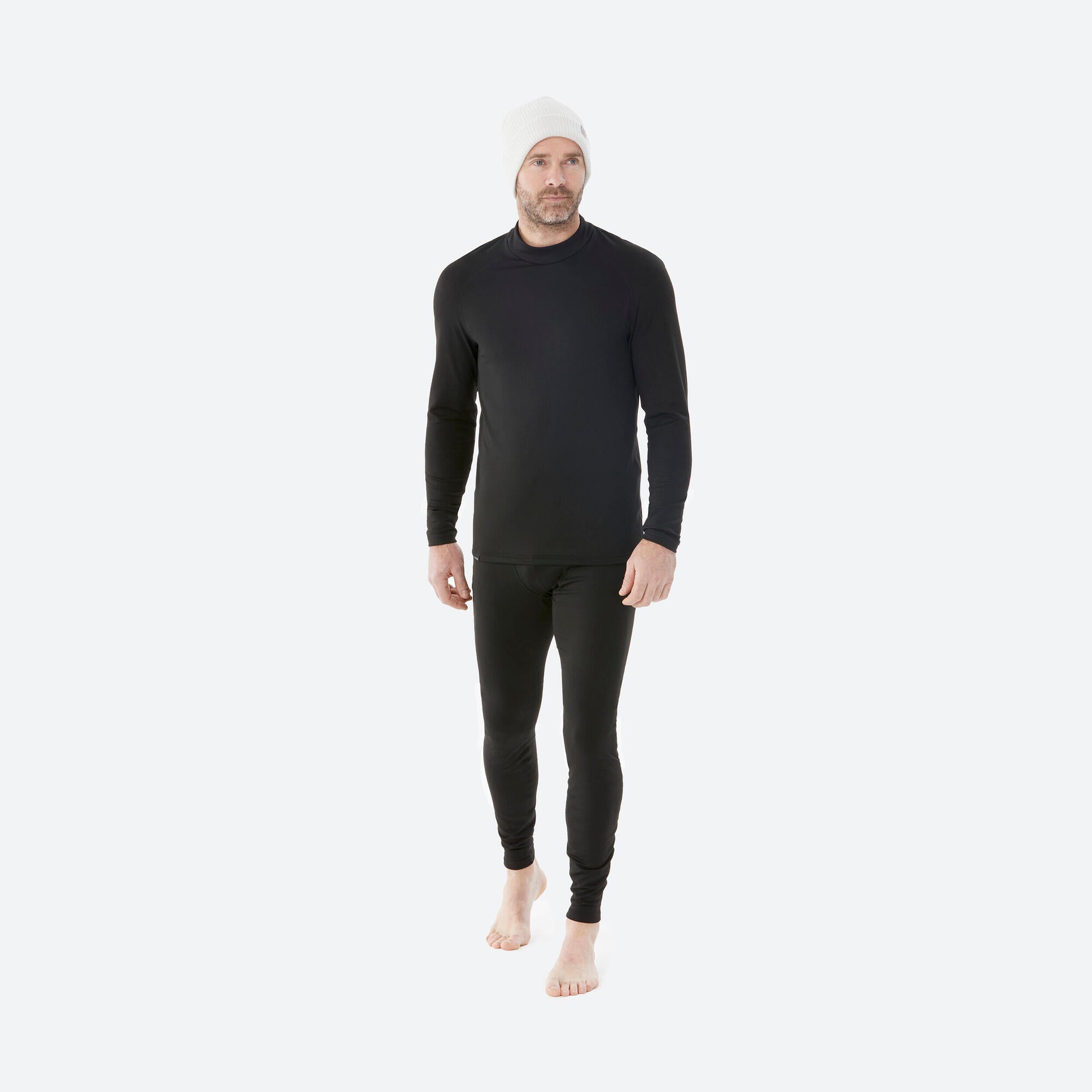 wedze-bl500-thermohose-skiunterw-sche-herren-schwarz image 2