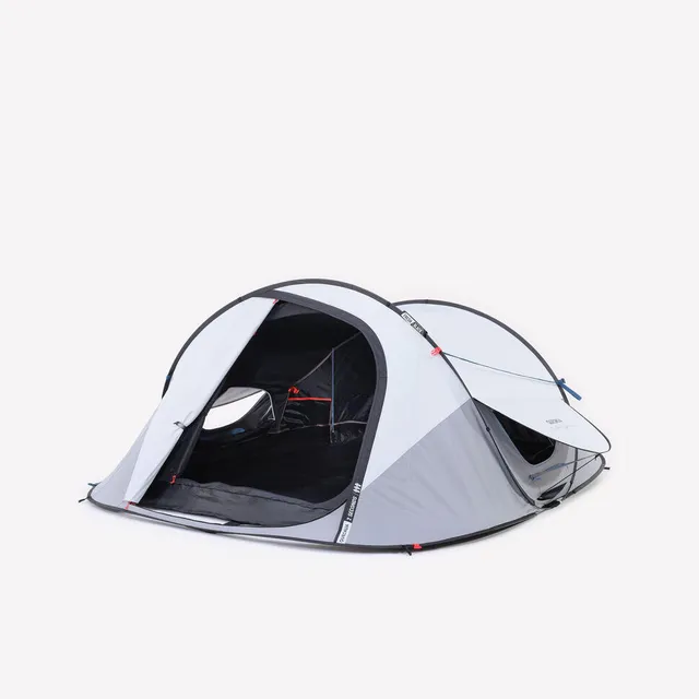 quechua-2-seconds-zelt-3-personen-snowy-white-fresh-black image 1