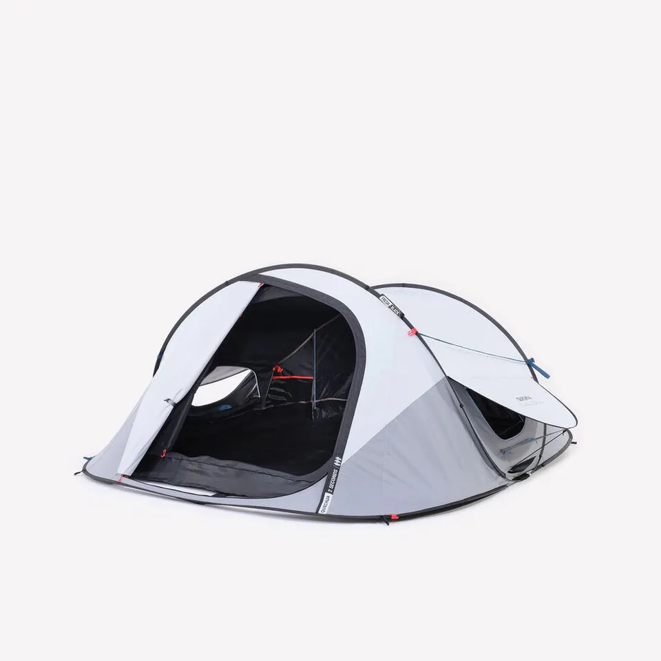 quechua-2-seconds-zelt-3-personen-snowy-white-fresh-black image 1