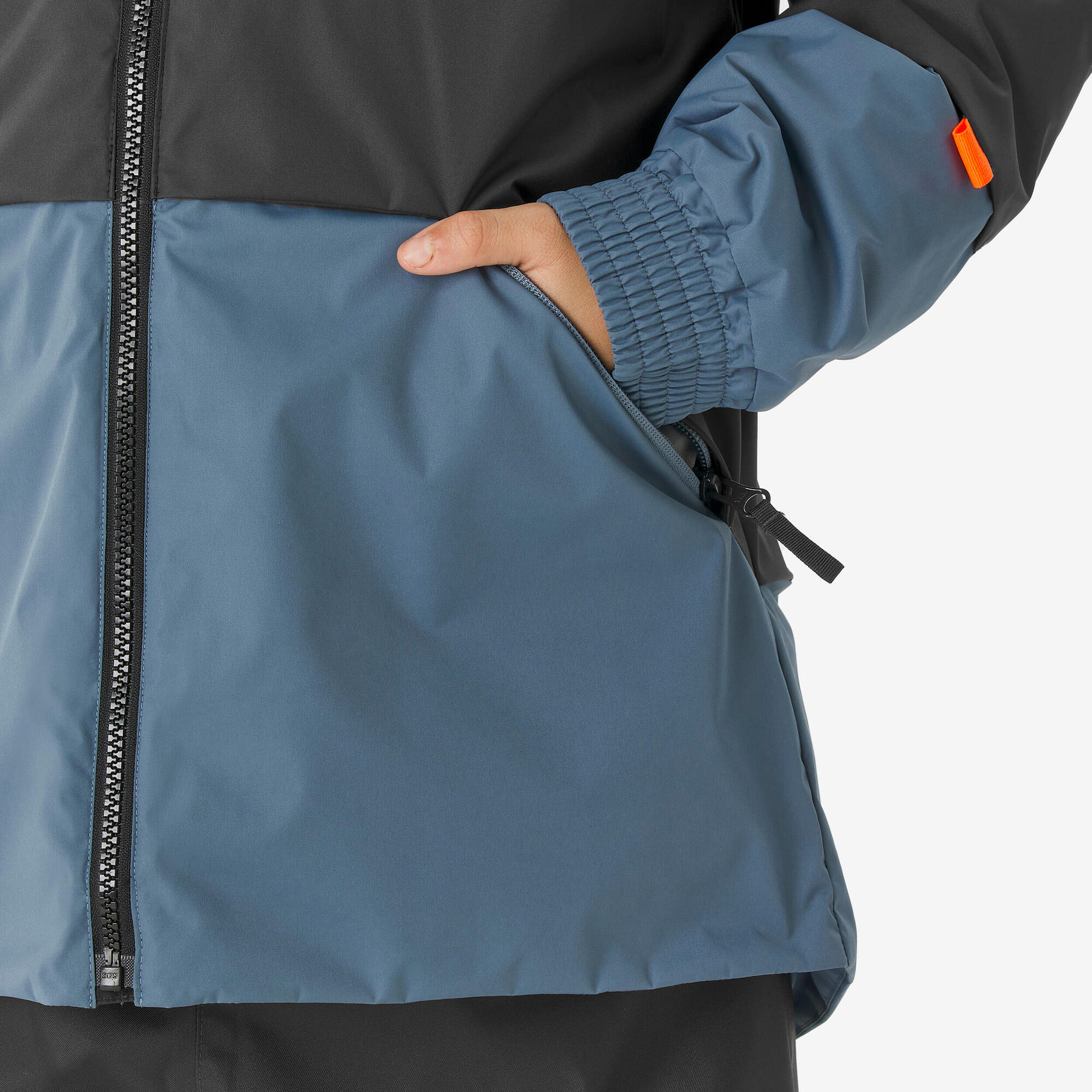 wedze-100-skijacke-kinder-grau-wasserdicht-warm image 6