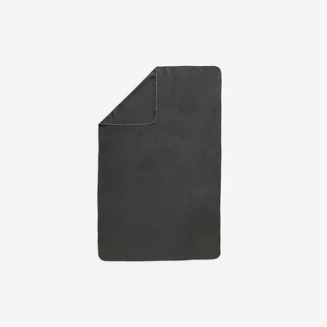 nabaiji-mikrofaser-handtuch-xl-110x175-schwarz-kompakt image 1