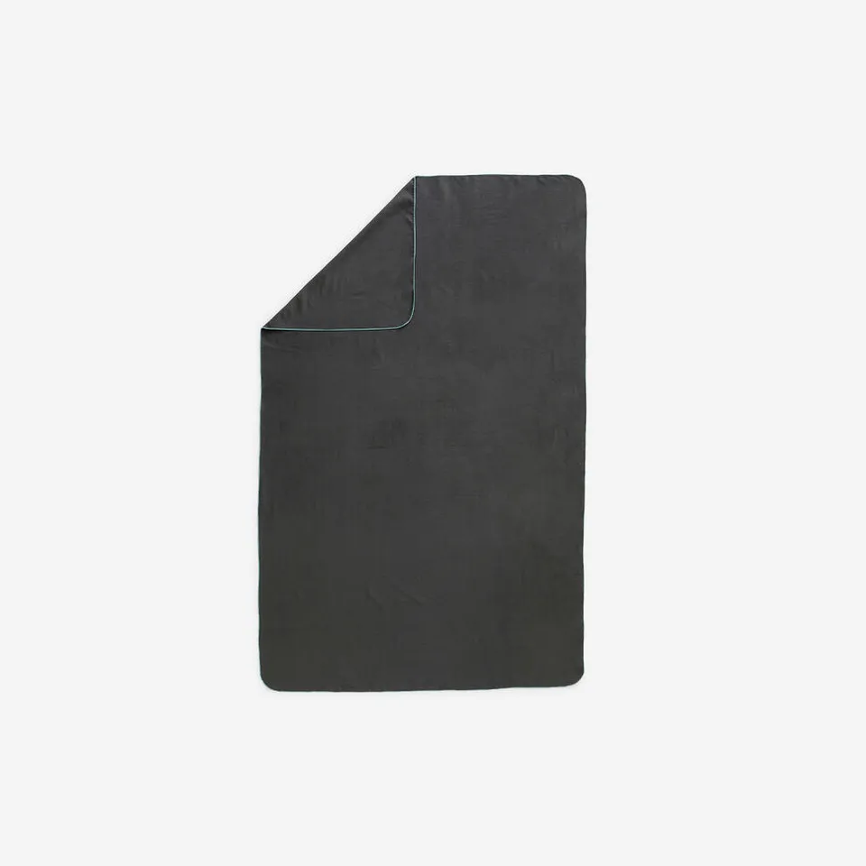nabaiji-mikrofaser-handtuch-xl-110x175-schwarz-kompakt image 1