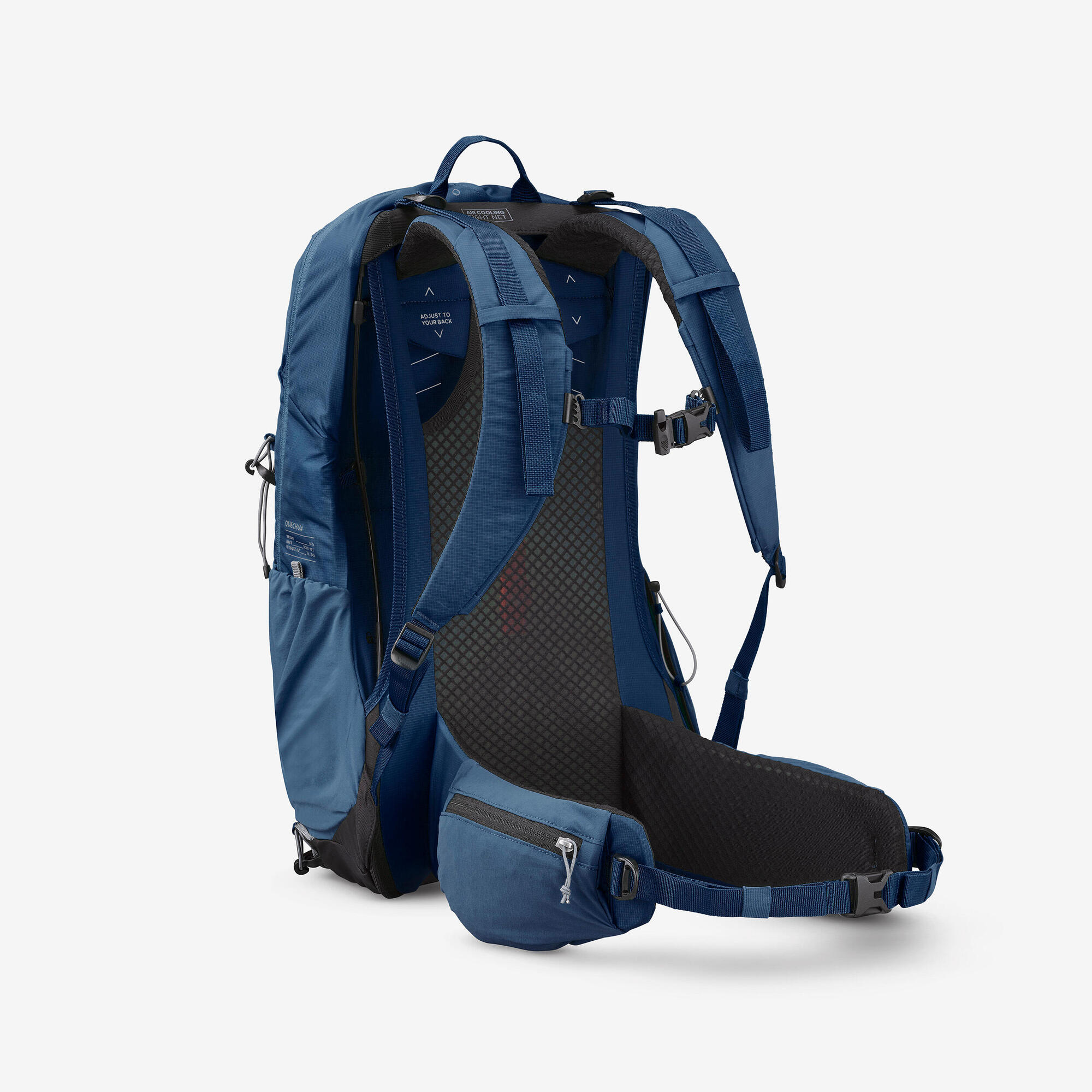 quechua-mh500-25l-wanderrucksack-daypack-midnight-blue image 4