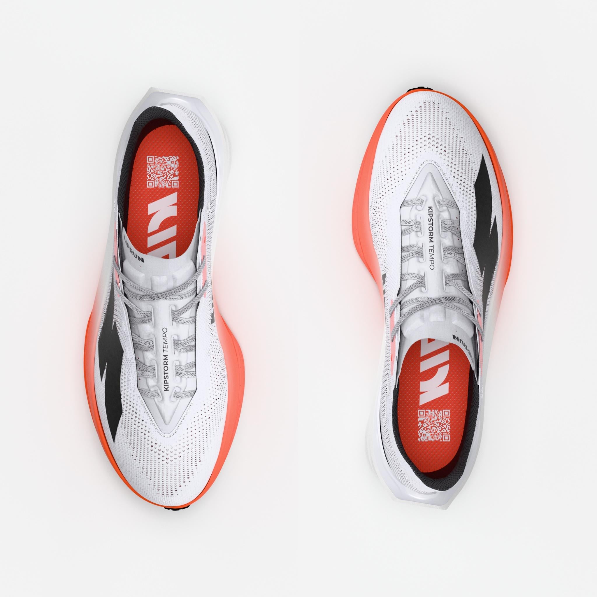 kiprun-kipstorm-tempo-laufschuhe-herren-wei-orange-leicht image 7