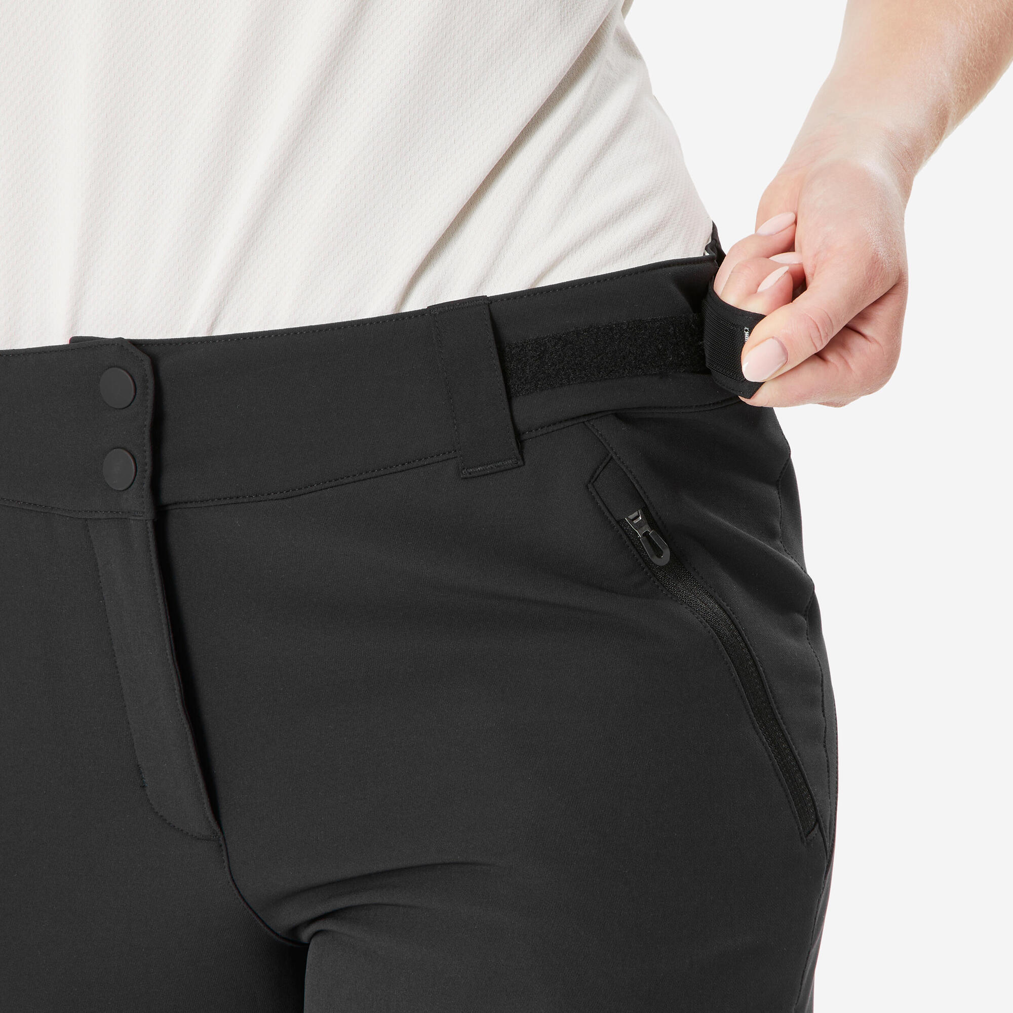 quechua-nh500-damen-wanderhose-warm-schwarz-gr-w29 image 5