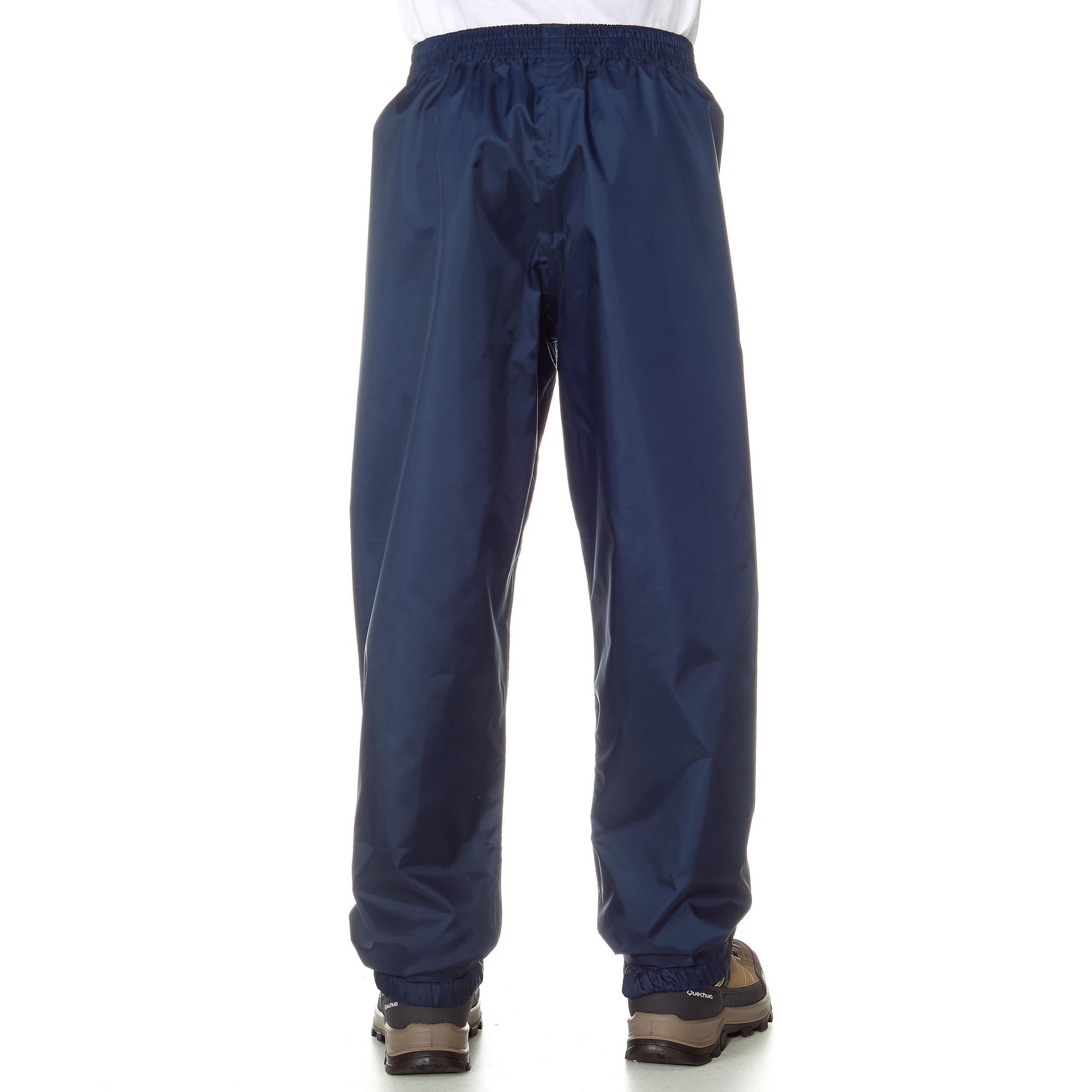 quechua-mh100-kinder-regenhose-wasserdicht-asphalt-blue image 2
