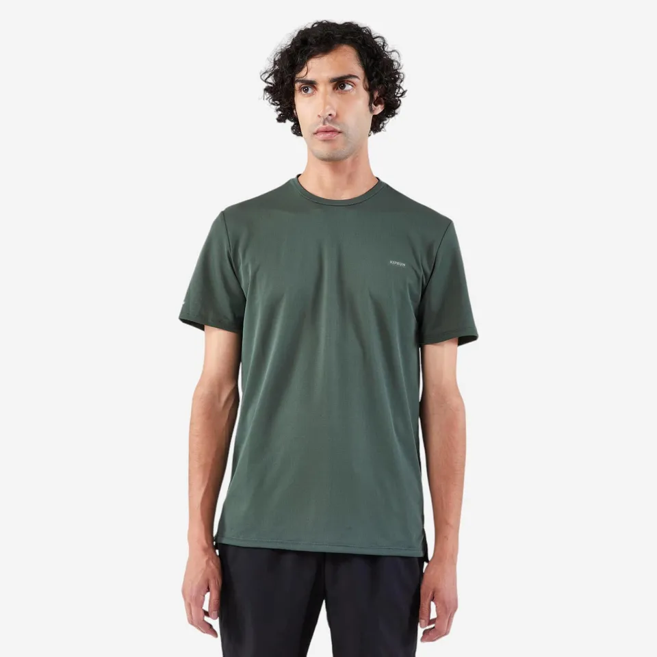 kiprun-run-500-dry-laufshirt-herren-dunkelgr-n image 1