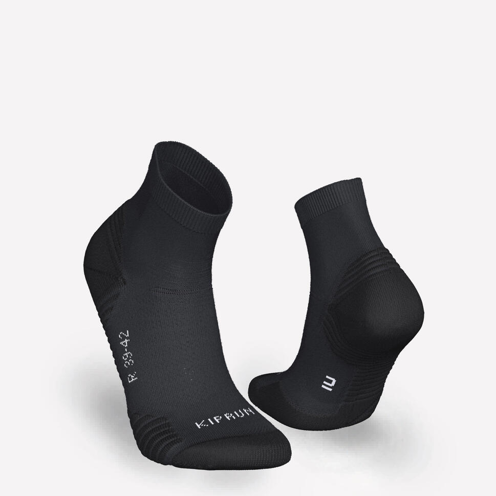 kiprun-500-laufsocken-dick-schwarz-2-paar image 6