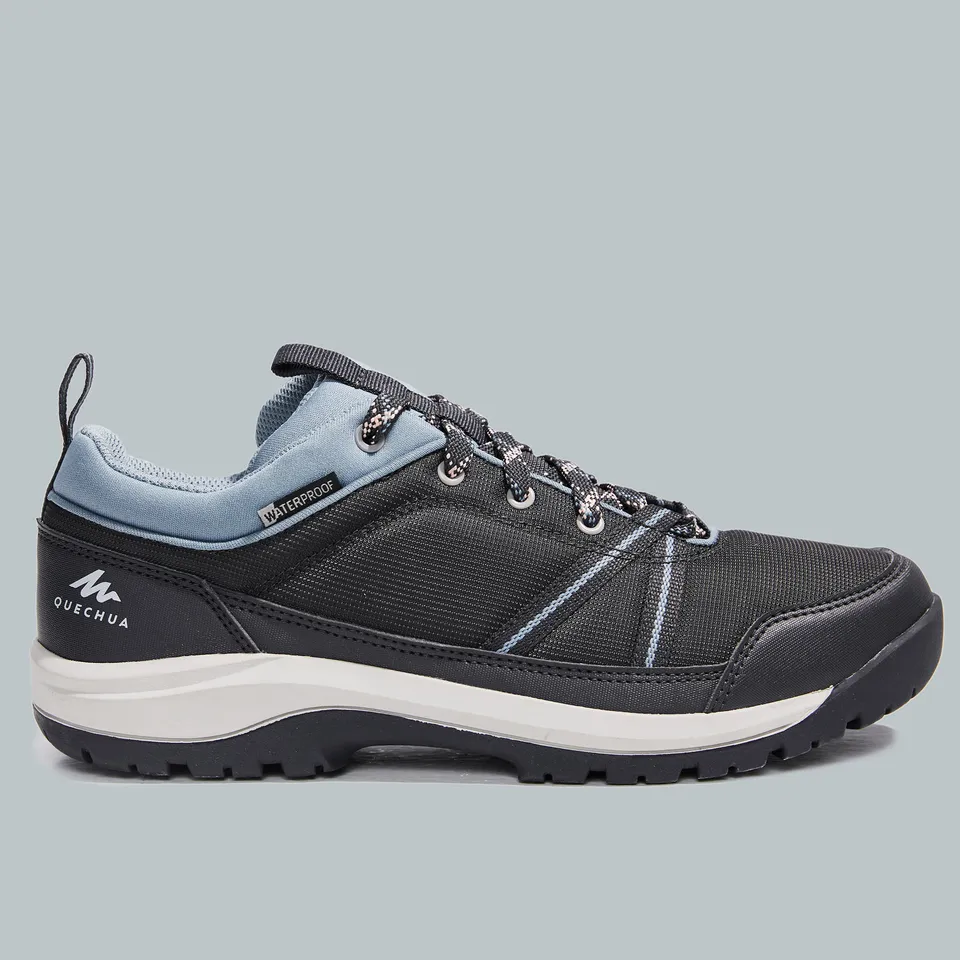 quechua-nh100-low-wp-damen-wanderschuhe-carbon-gray image 1