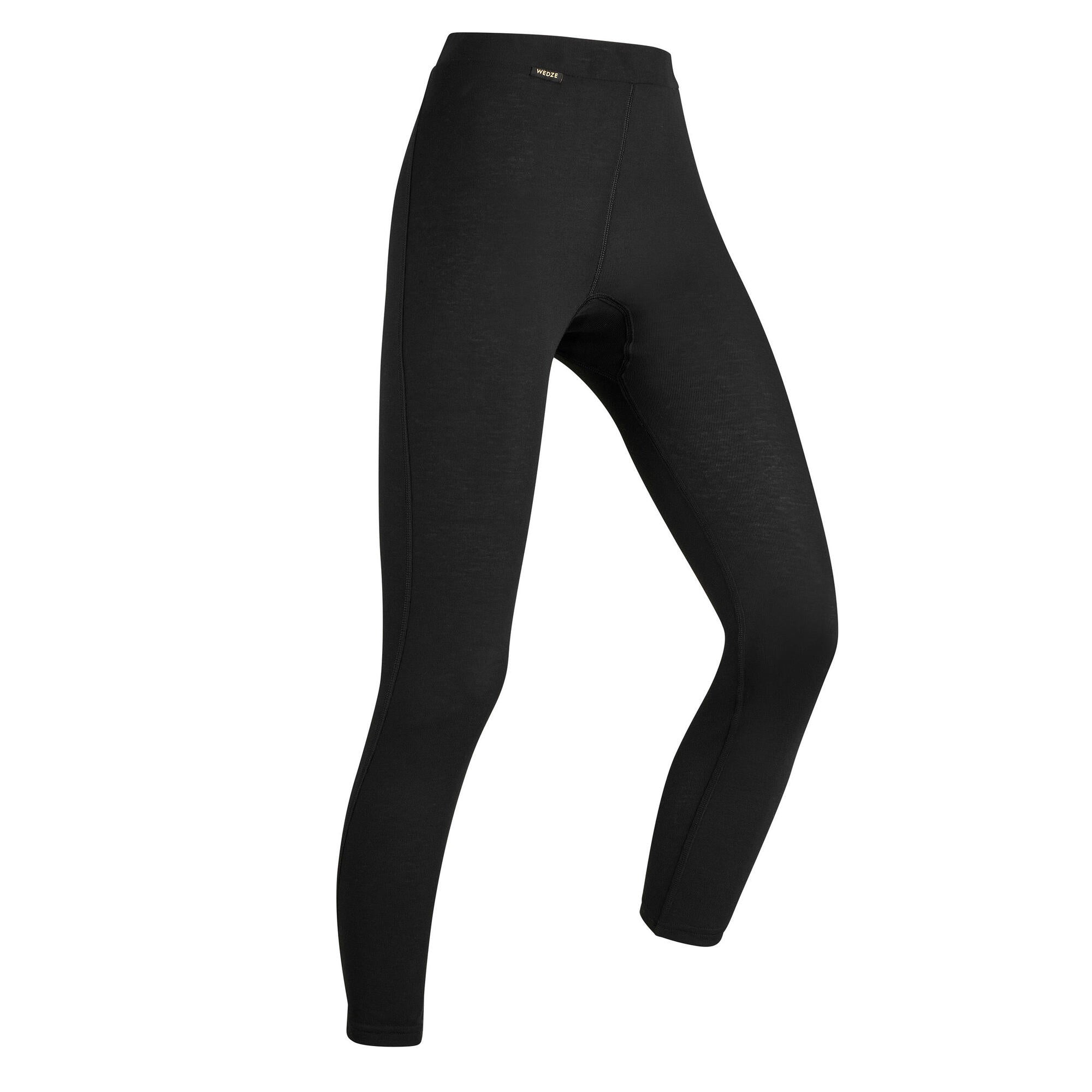 wedze-bl100-damen-skiunterhose-thermohose-schwarz image 1