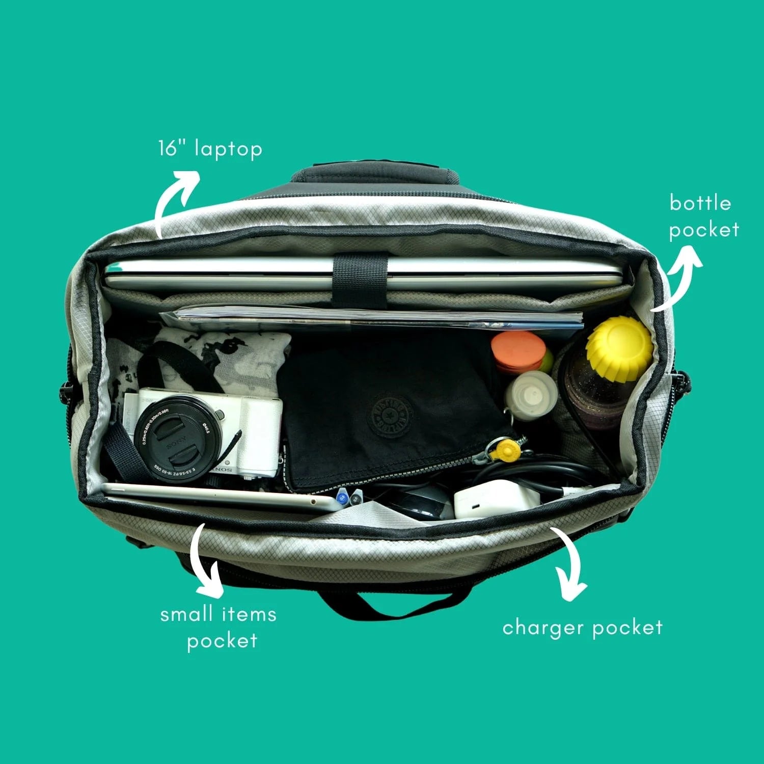 ahooga-nash-rack-fahrradtasche-20l-schwarz-uniklip image 3