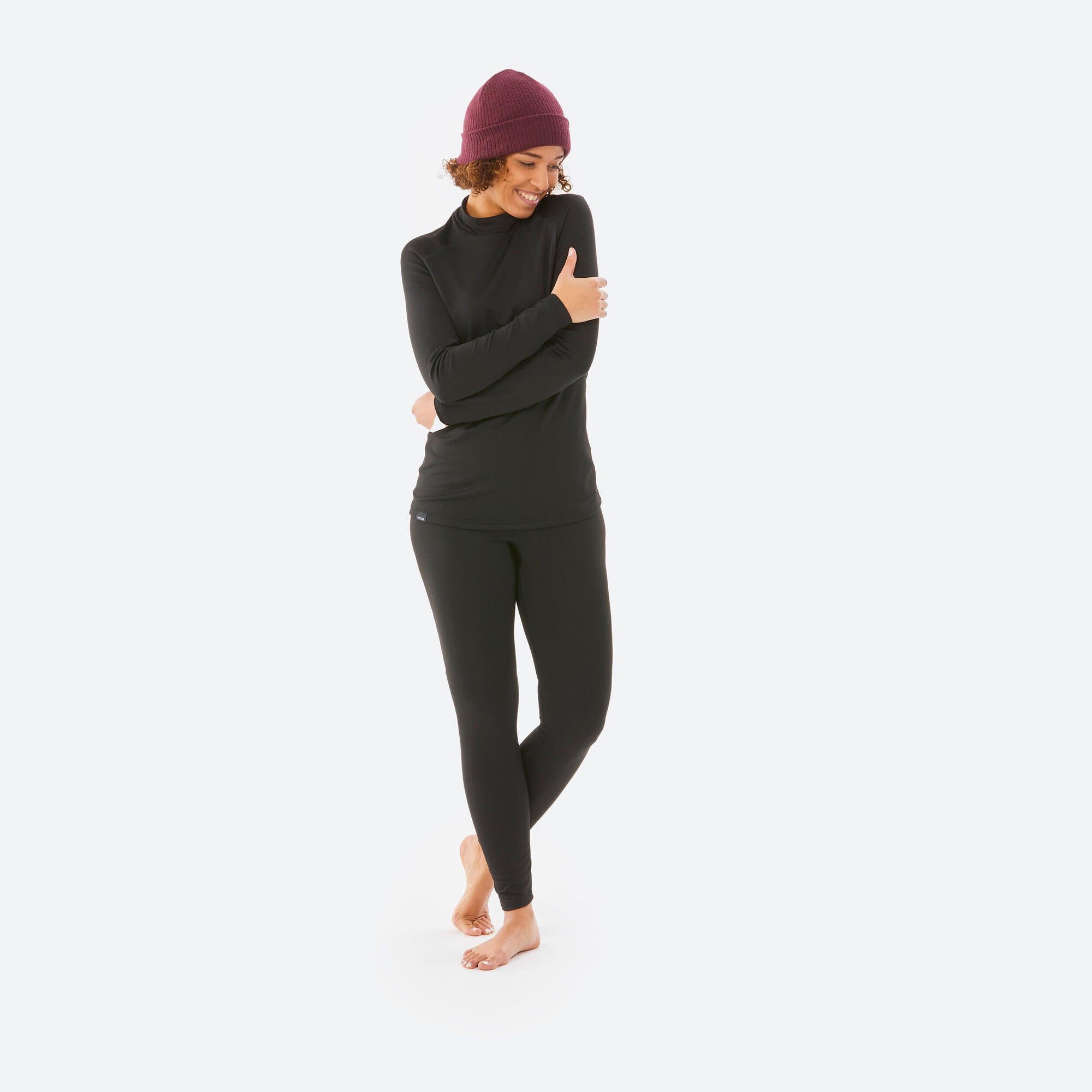wedze-bl500-ski-baselayer-oberteil-damen-schwarz image 4