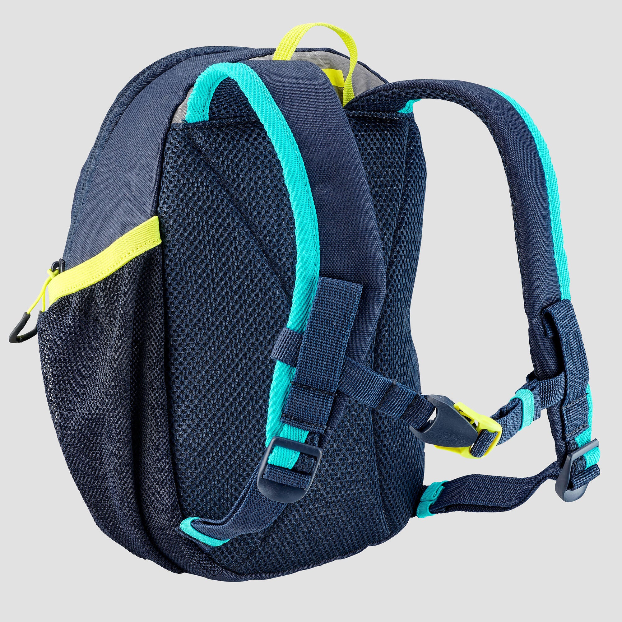 quechua-mh100-kinder-wanderrucksack-5l-stahlblau image 3