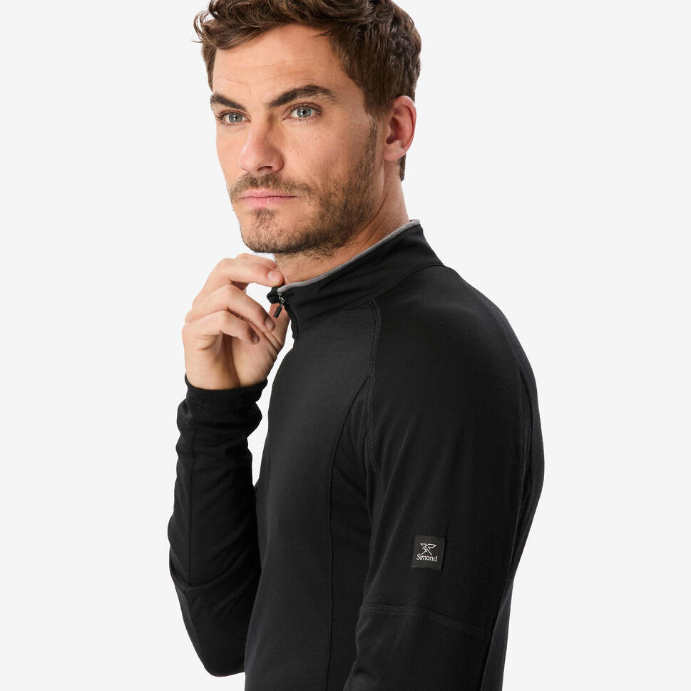simond-merino-langarmshirt-herren-1-2-zip-trekking image 5