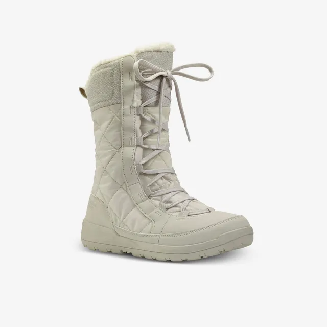 quechua-nh500-winterstiefel-damen-linen-wasserdicht-warm image 1