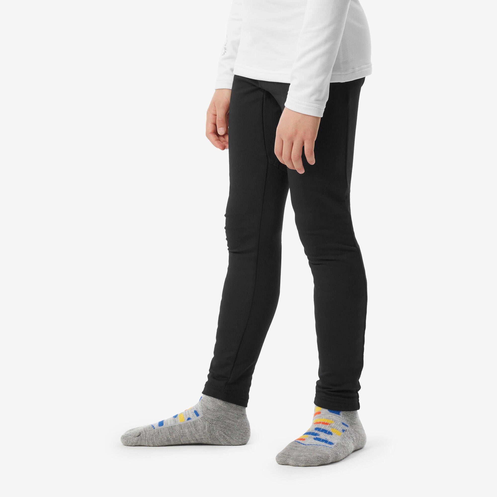 wedze-bl500-thermohose-kinder-smoked-black-ski-unterhose image 3
